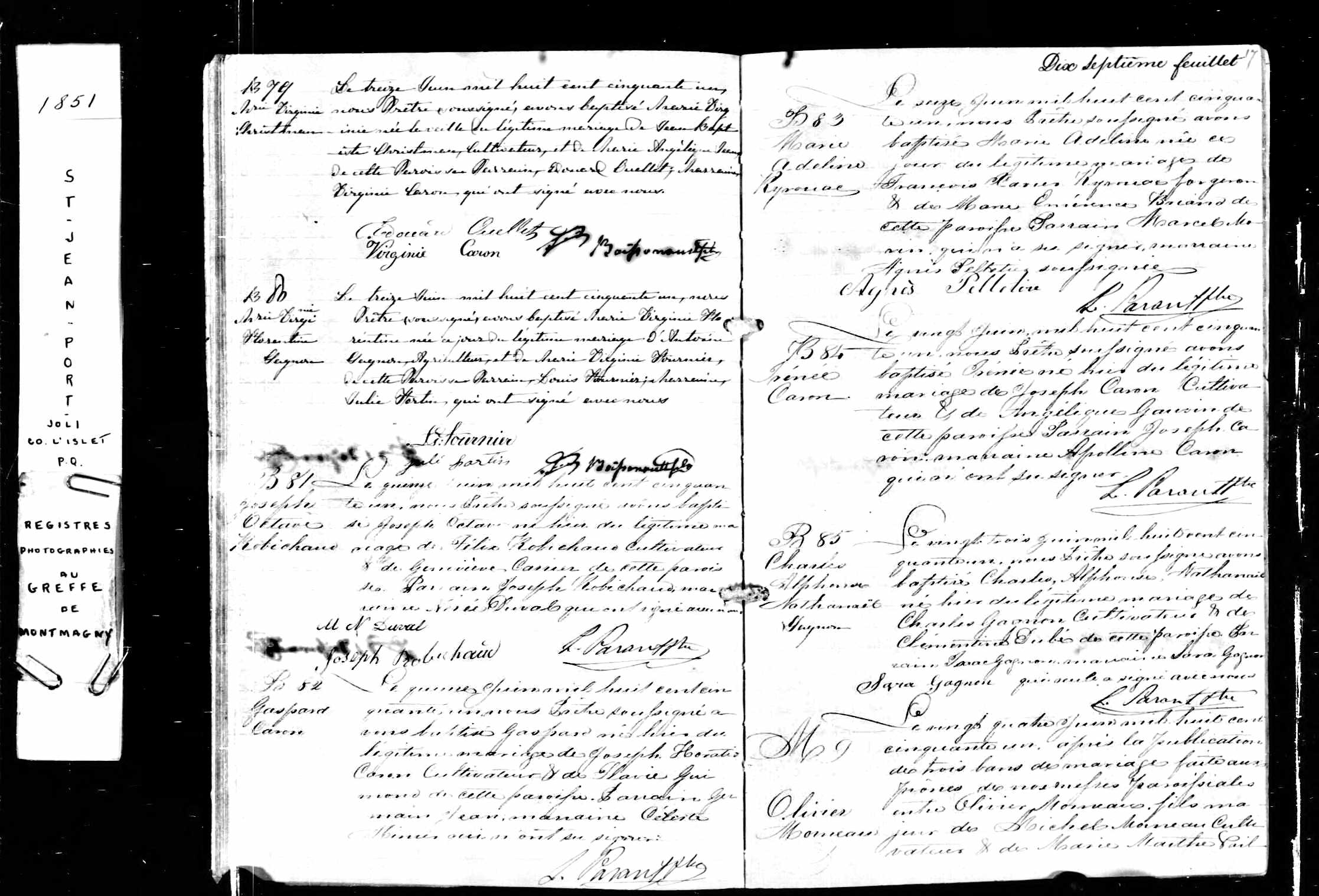 Acte de baptême Acte de baptême