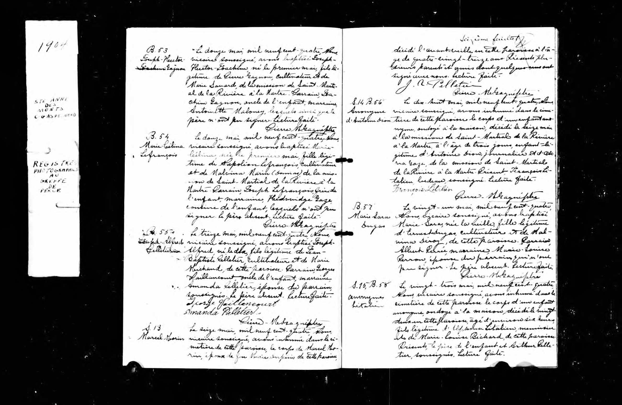 Acte de baptême