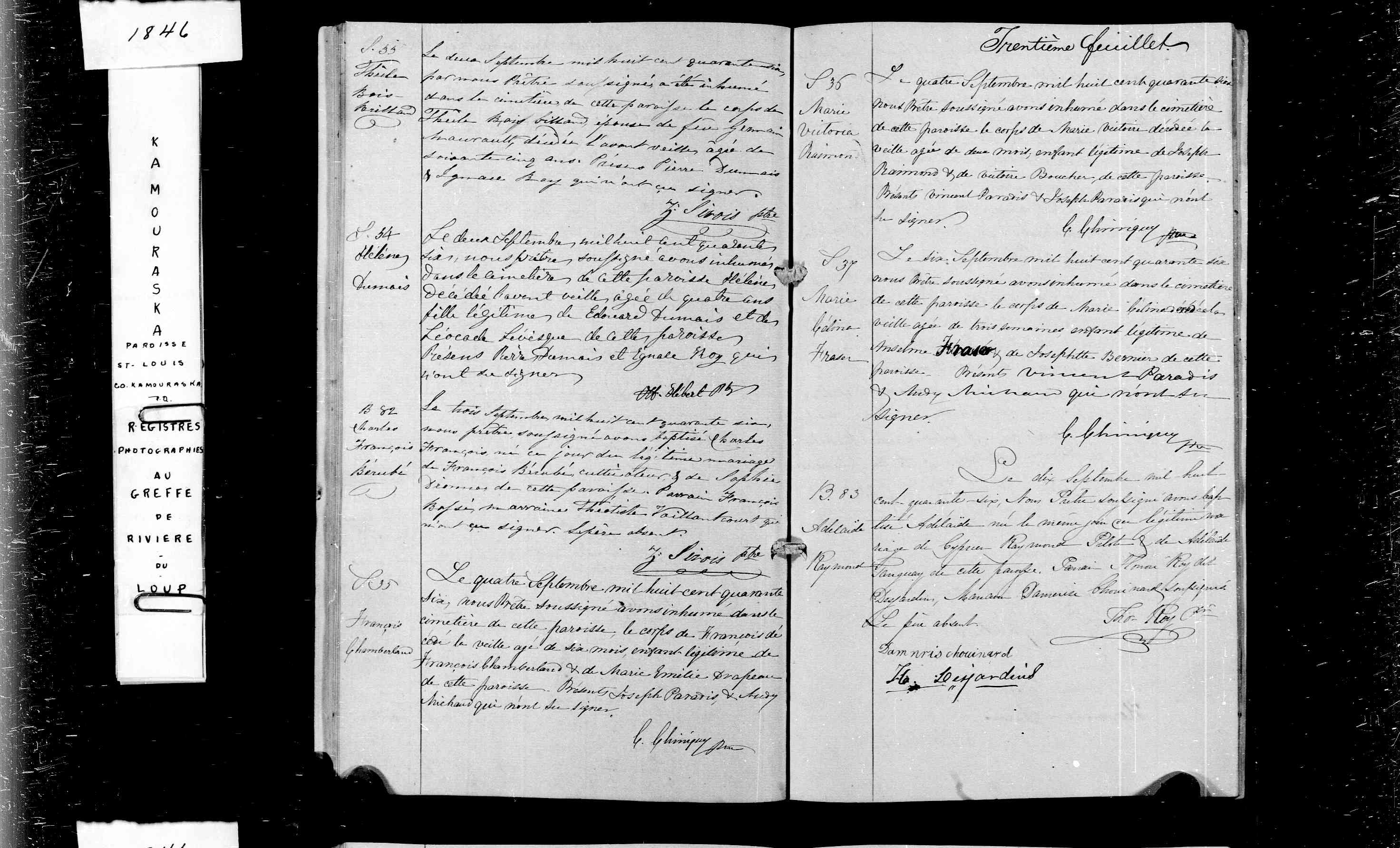 Acte de sépulture