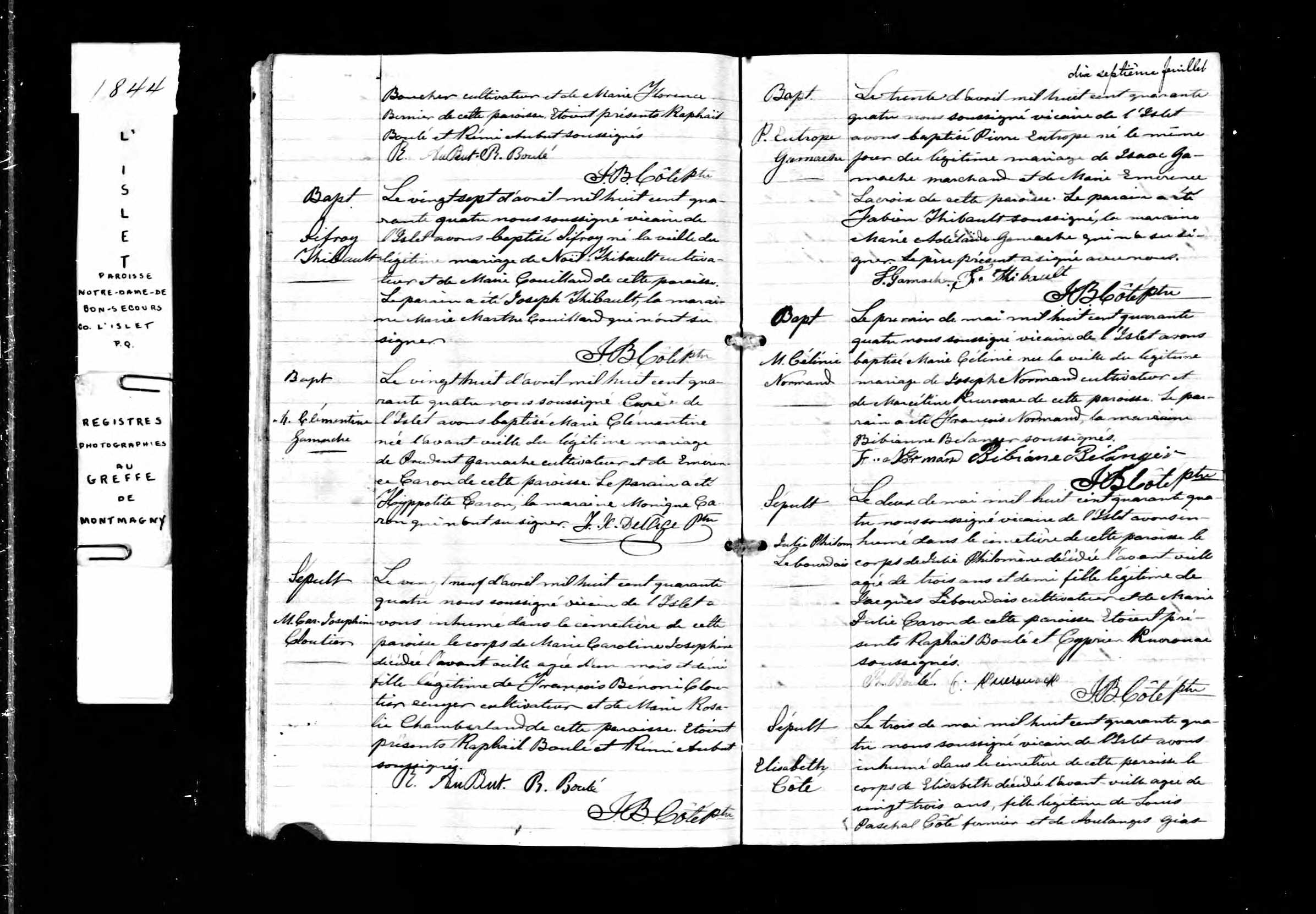 Acte de baptême