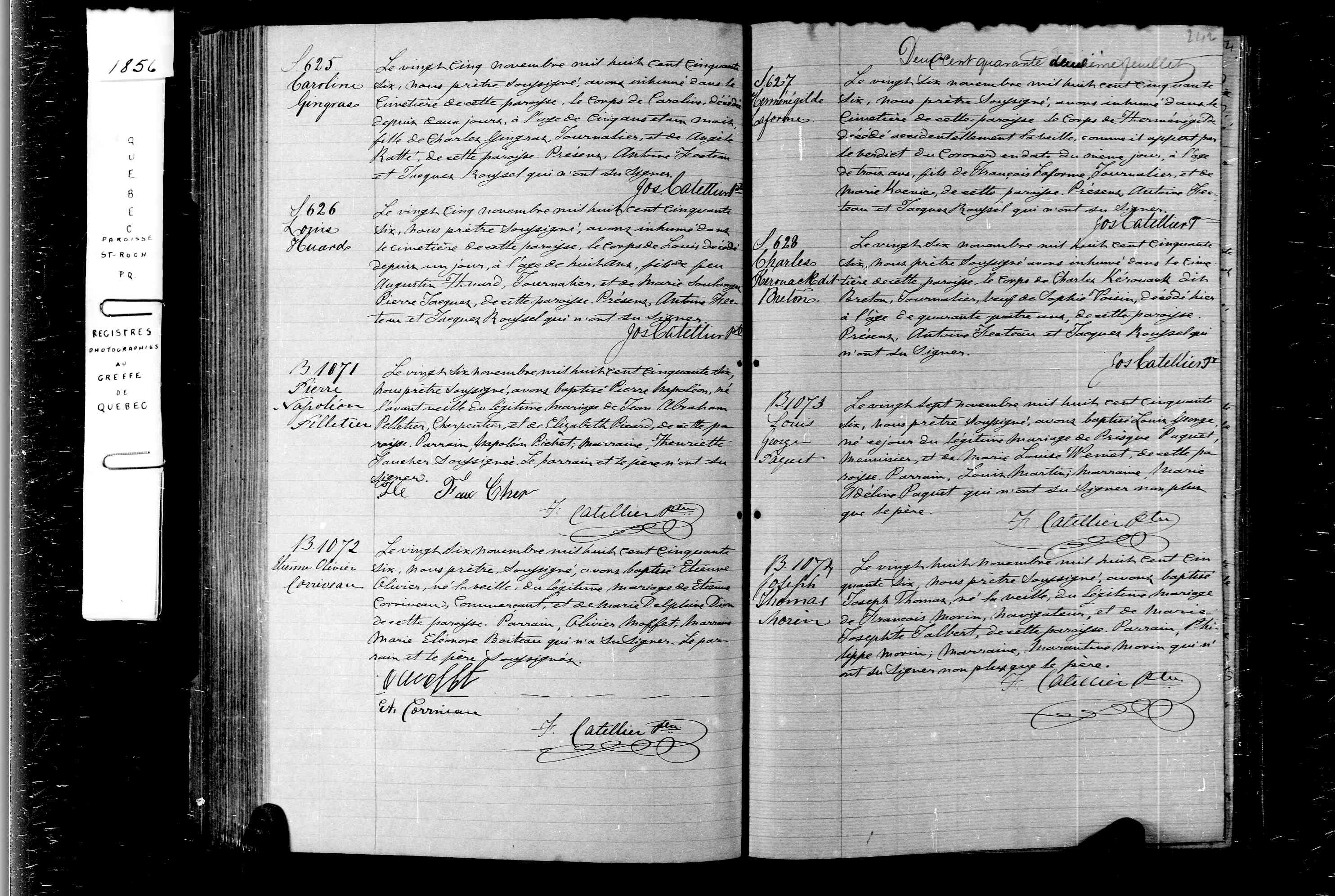 Acte de sépulture