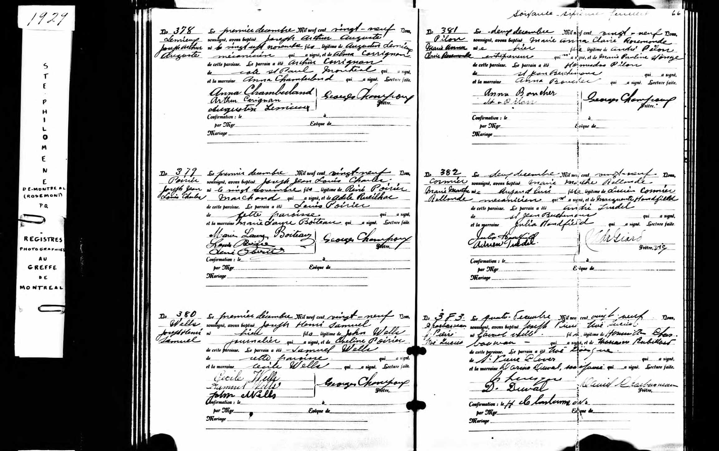 Acte de baptême Acte de baptême