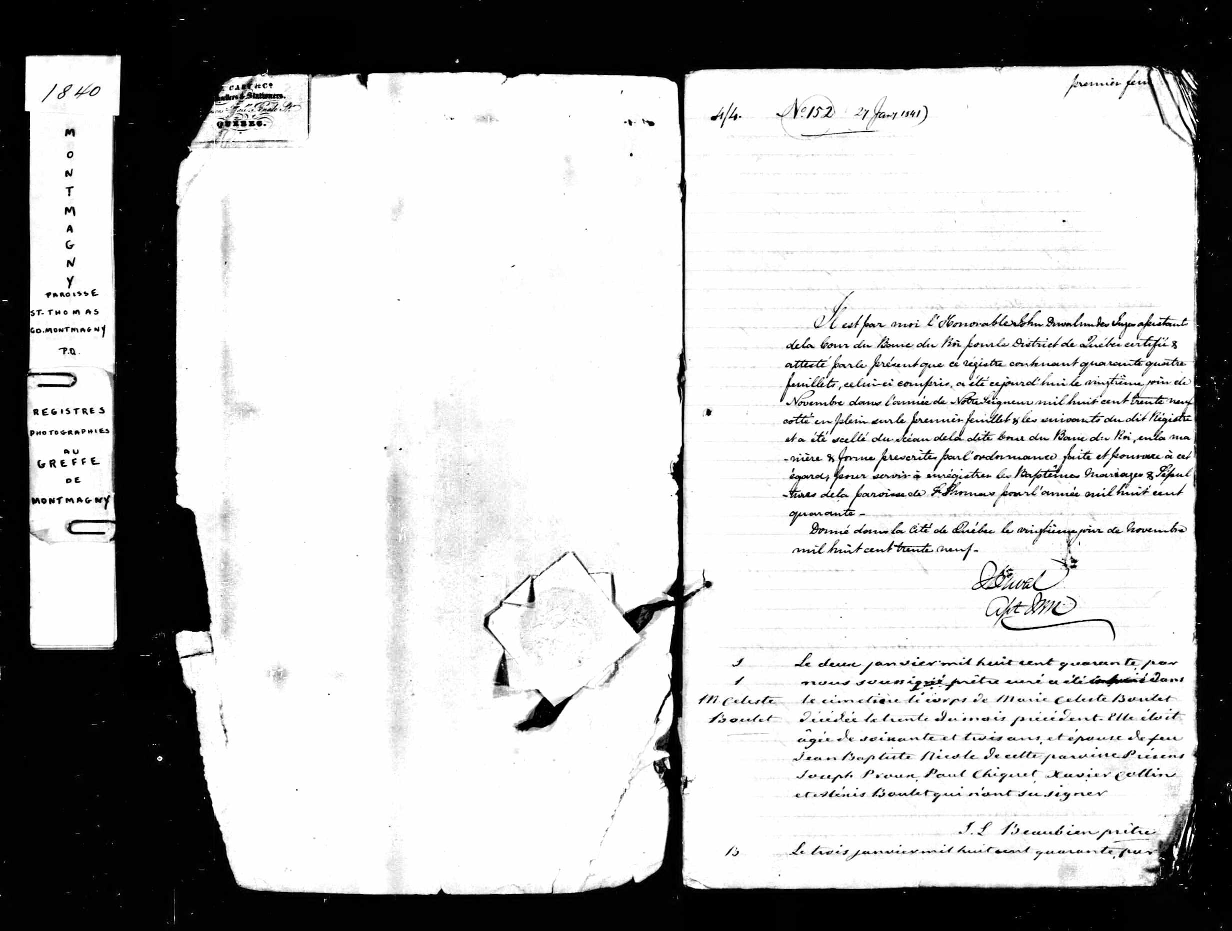 Acte de baptême