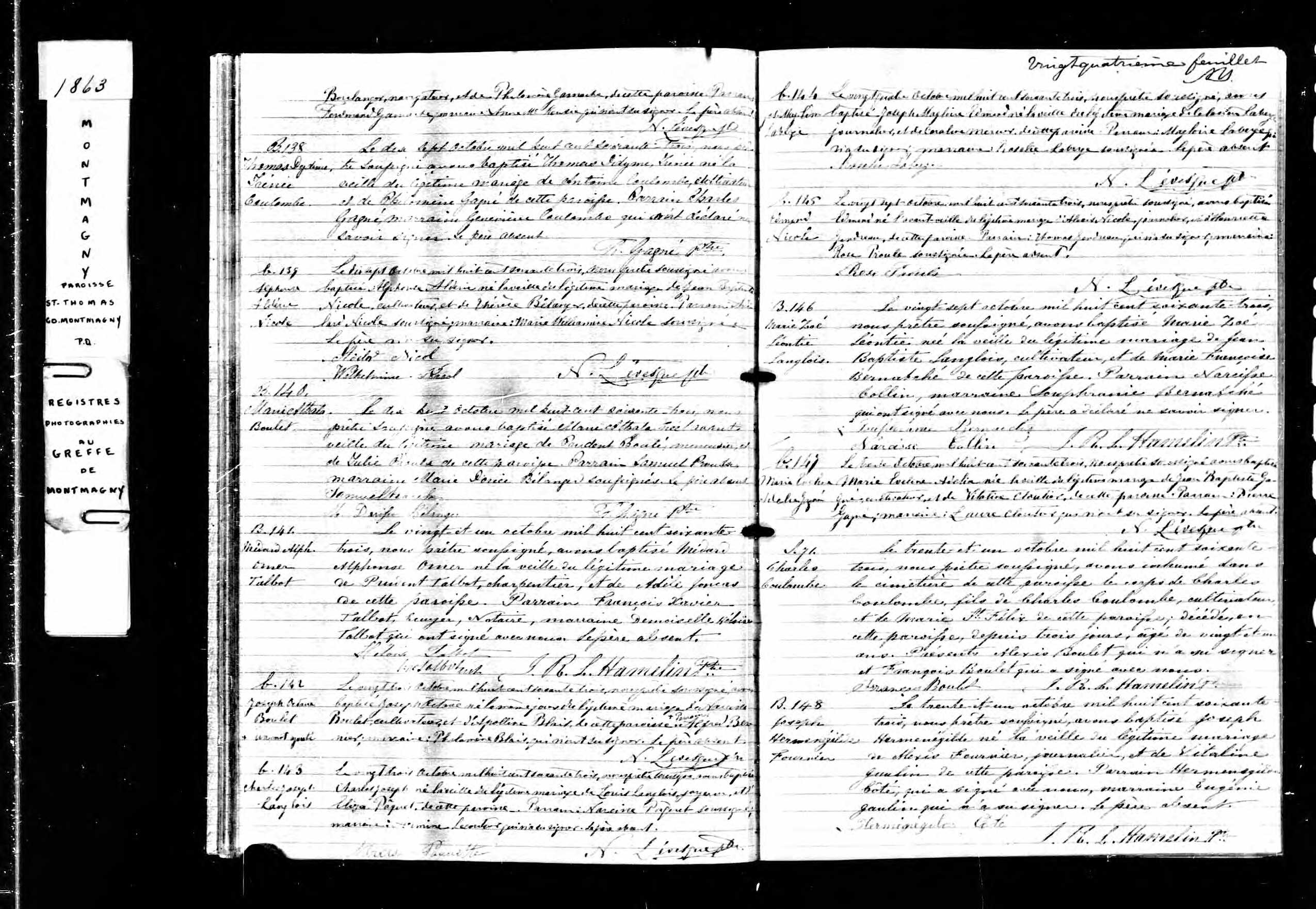 Acte de sépulture