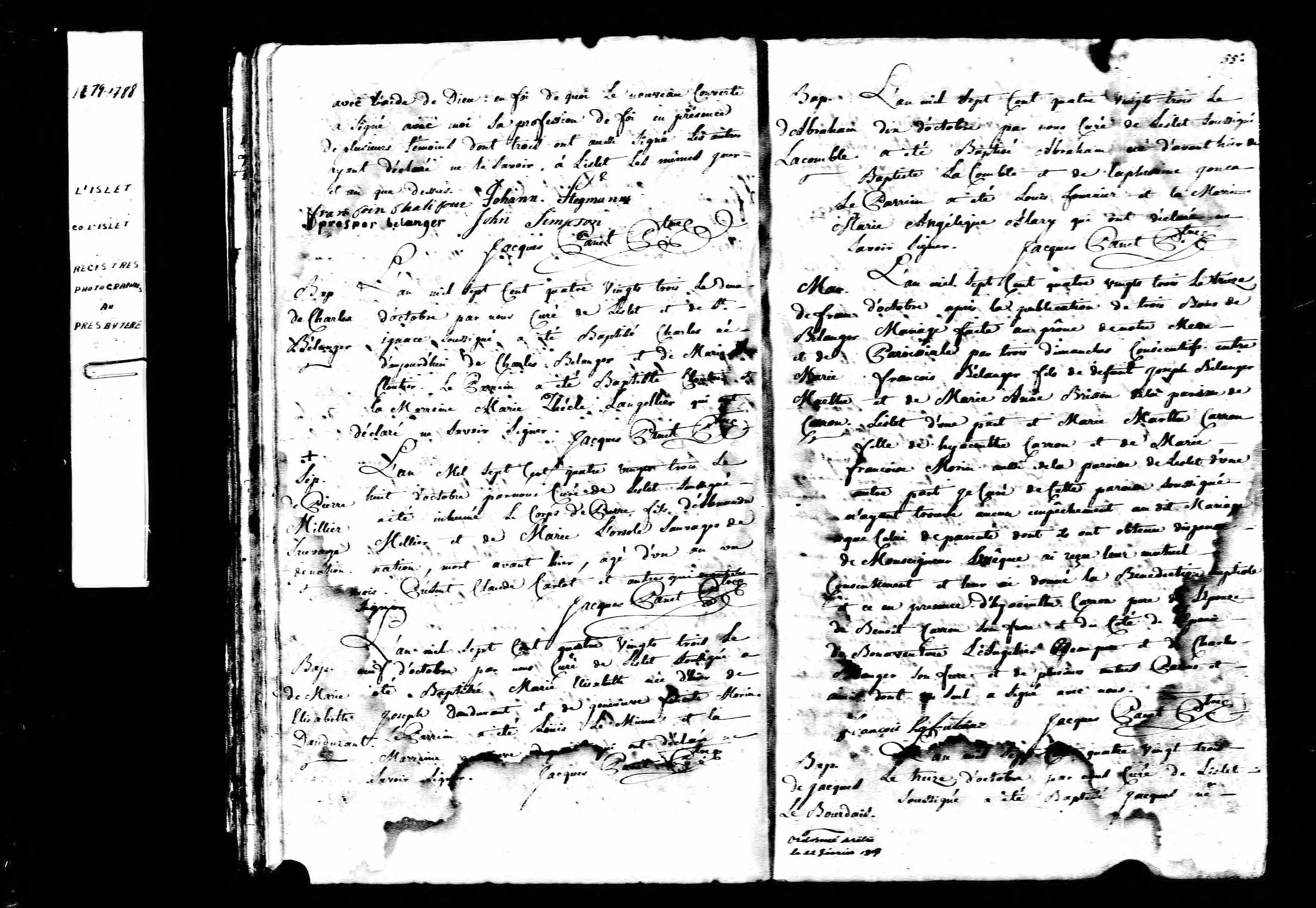 Acte de baptême