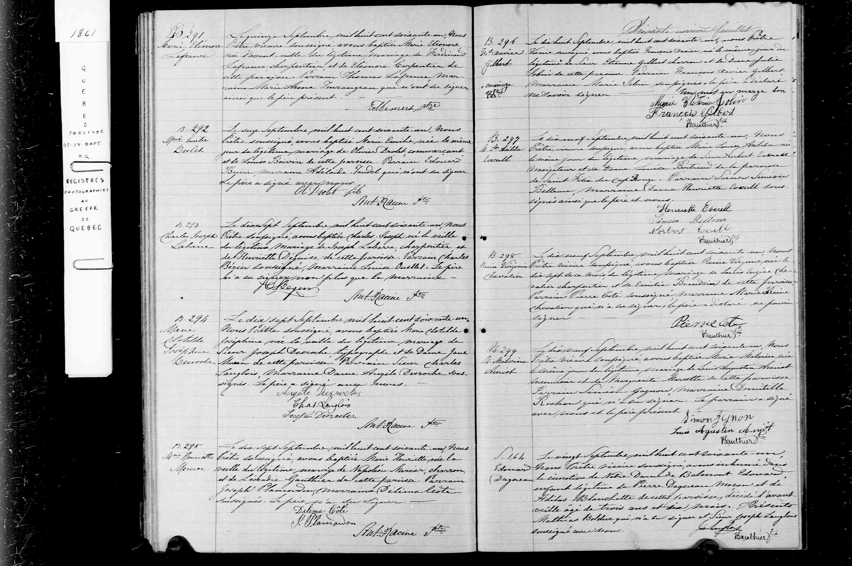 Acte de baptême