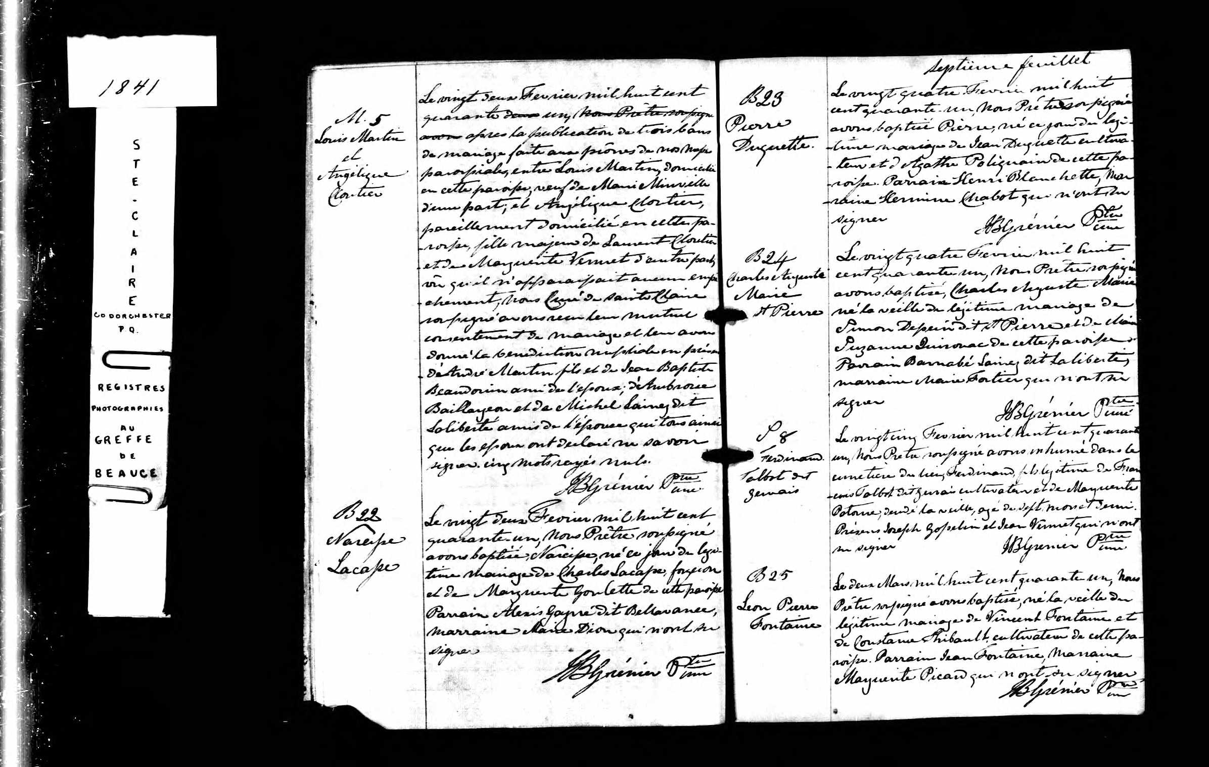 Acte de baptême Acte de baptême