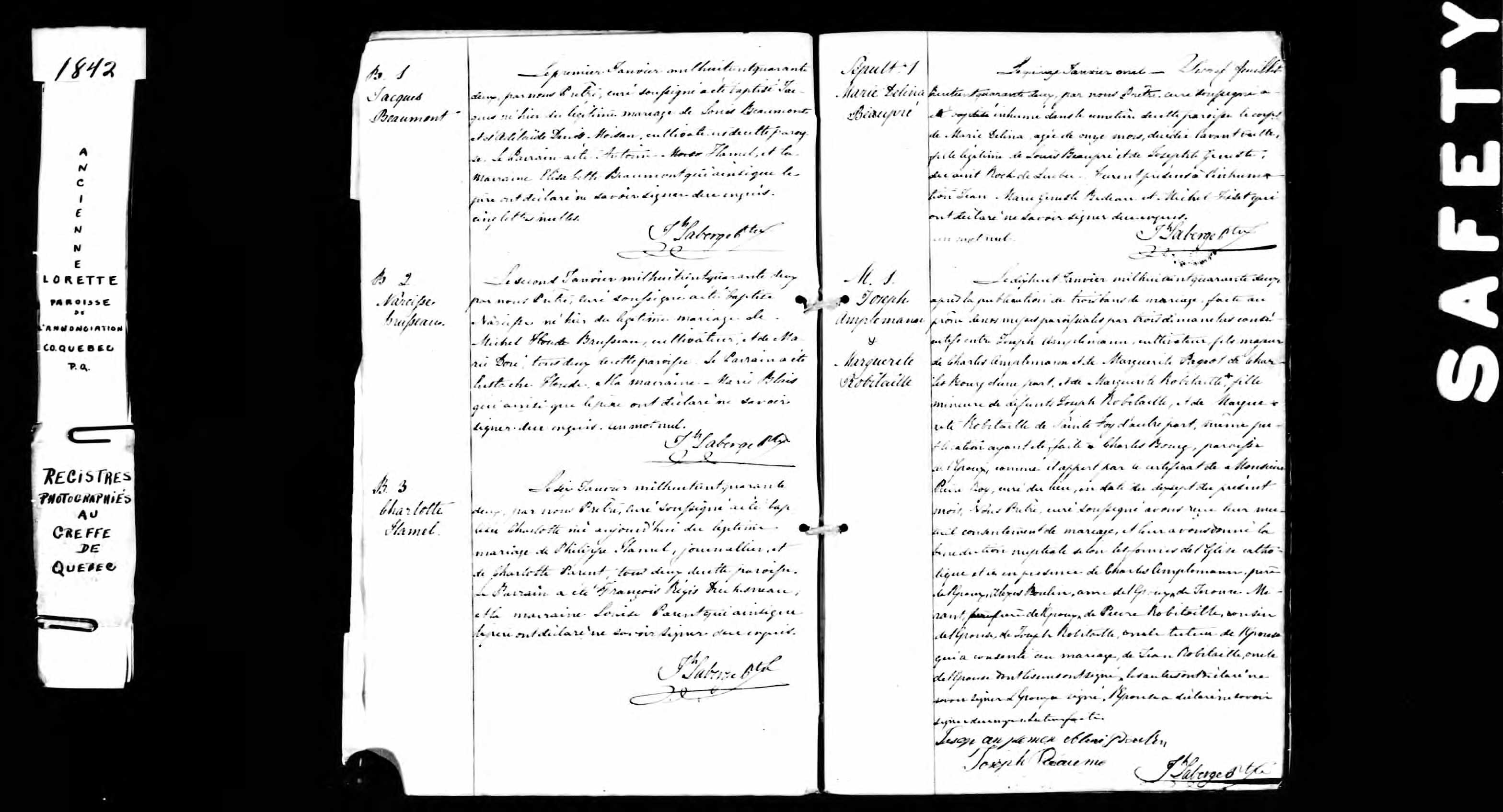 Acte de baptême