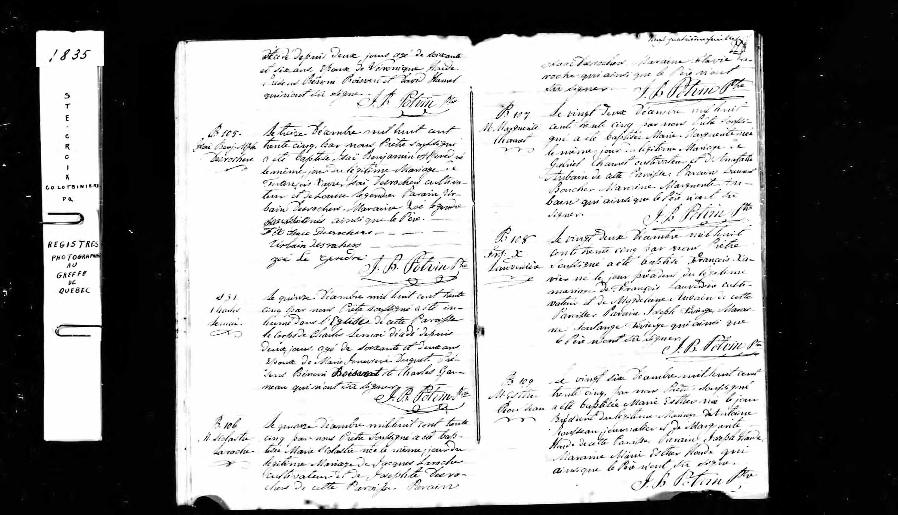 Acte de sépulture