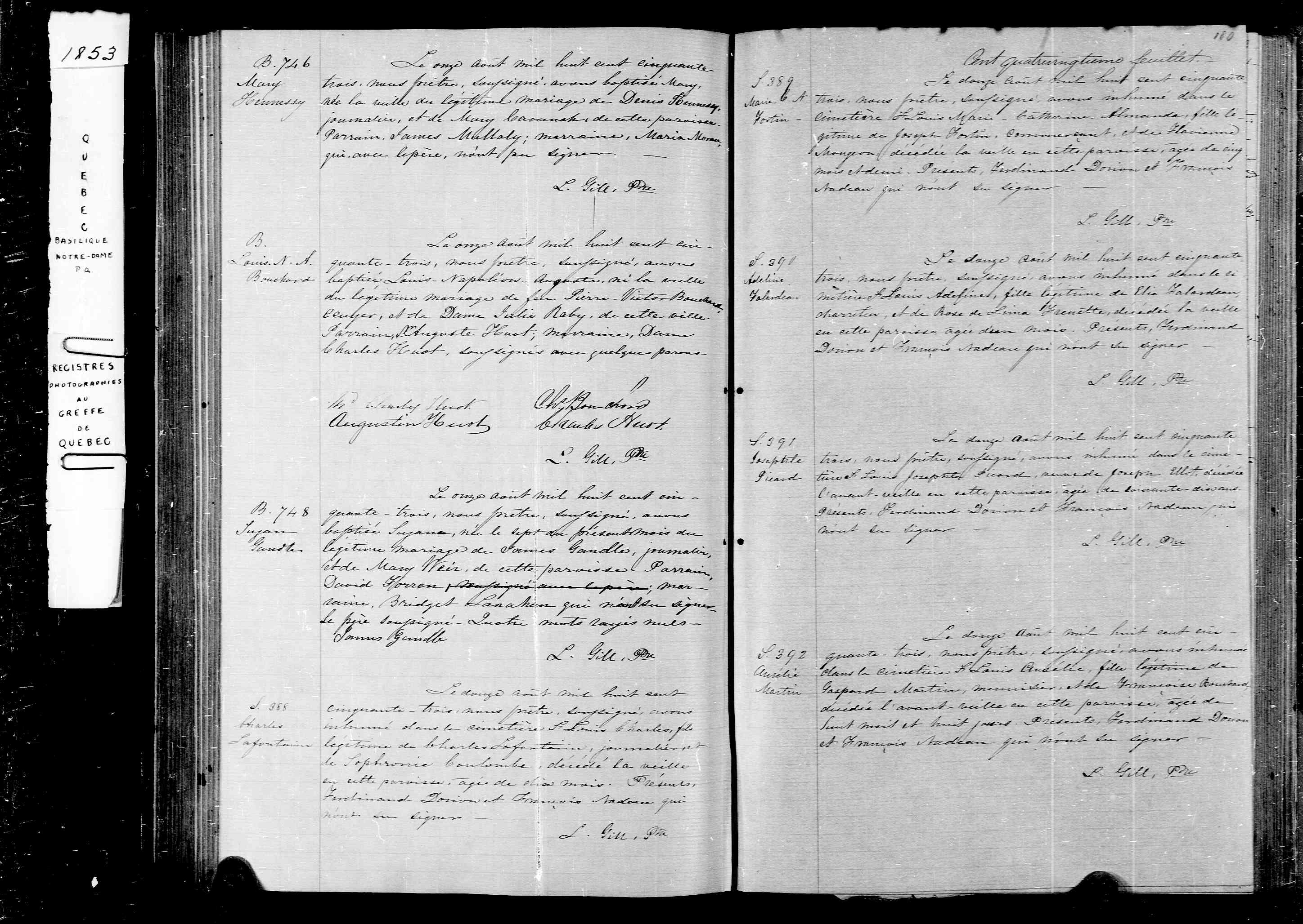 Acte de sépulture Acte de sépulture