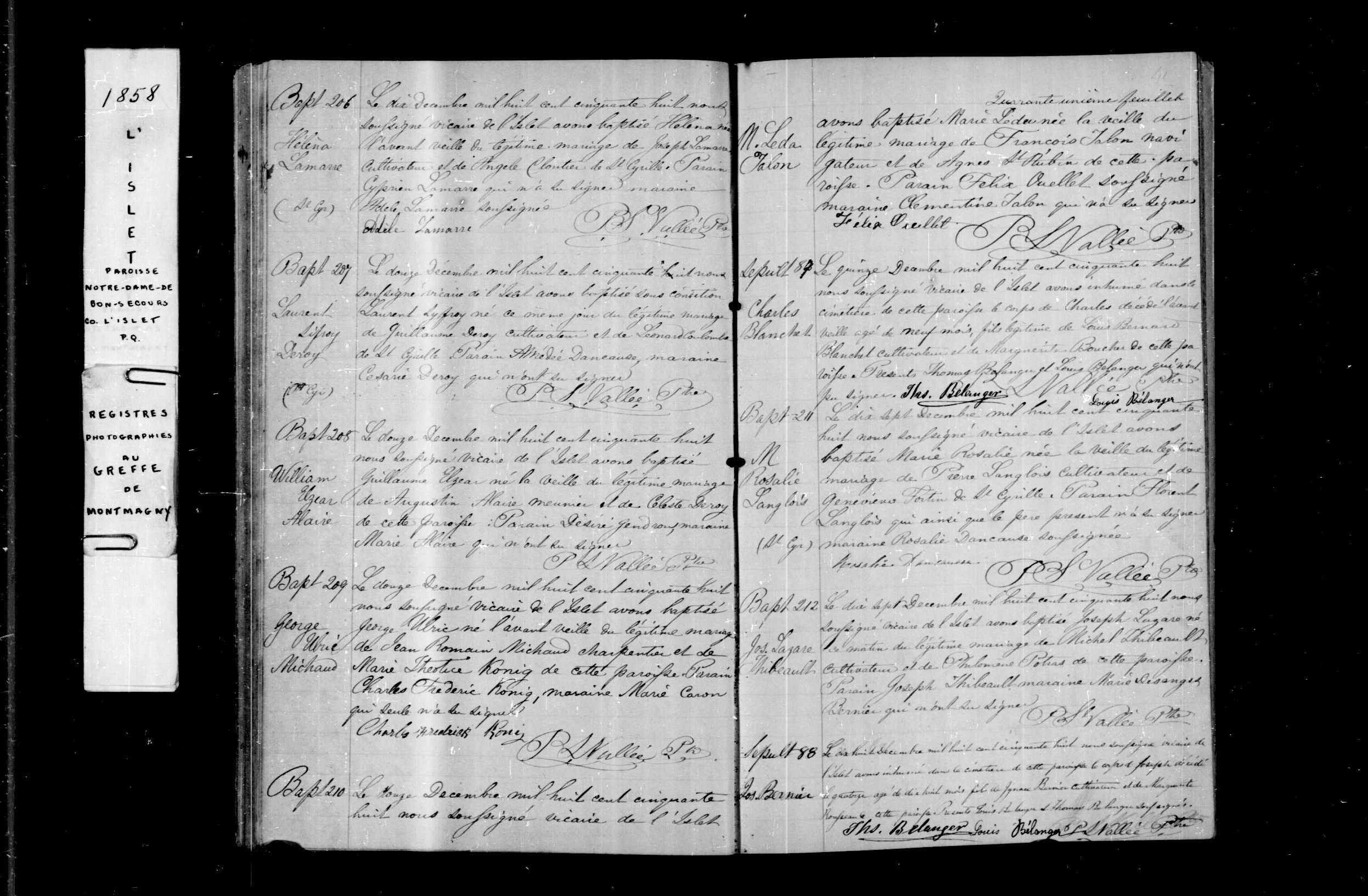Acte de sépulture Acte de sépulture