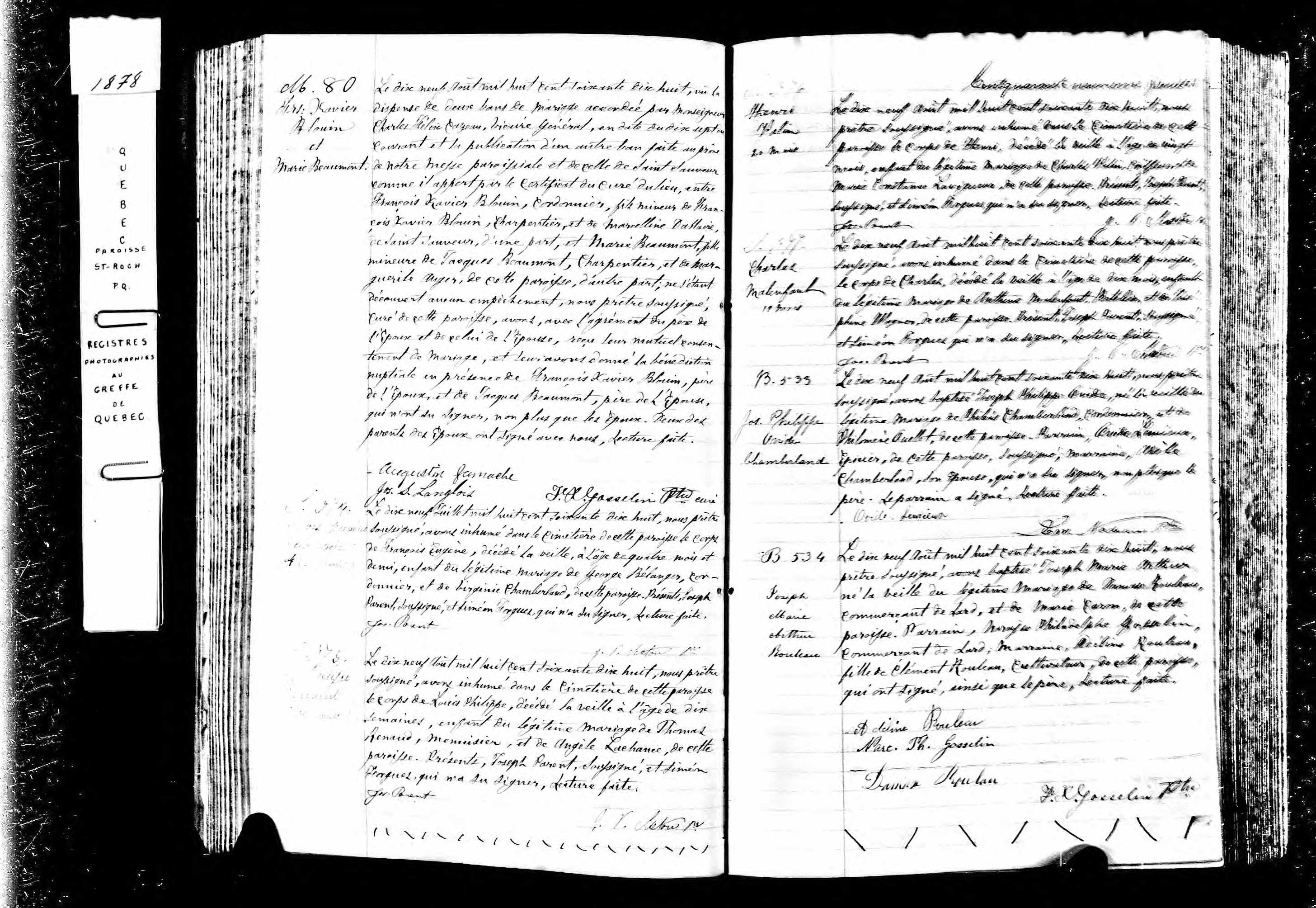 Acte de sépulture