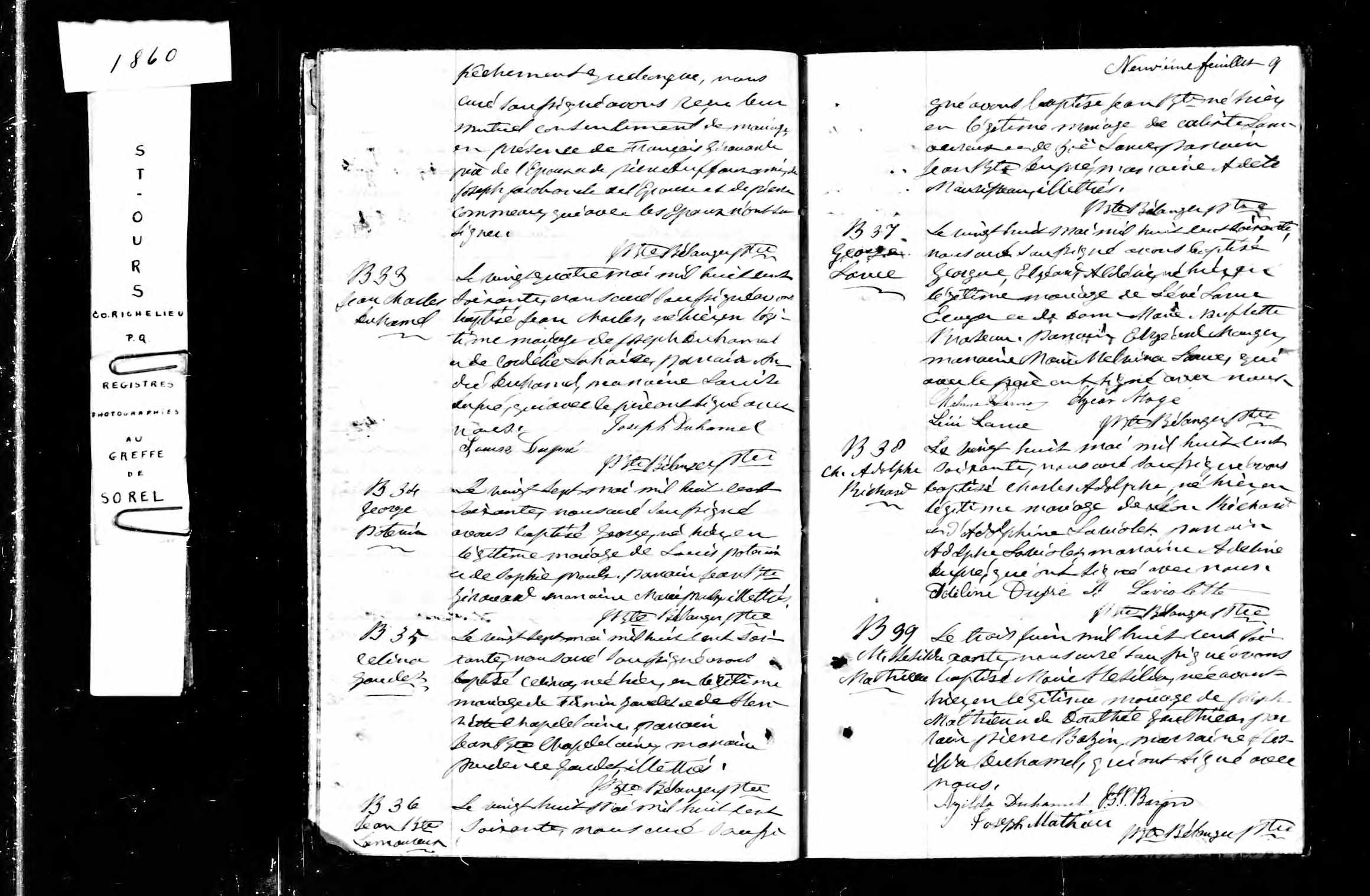 Acte de baptême