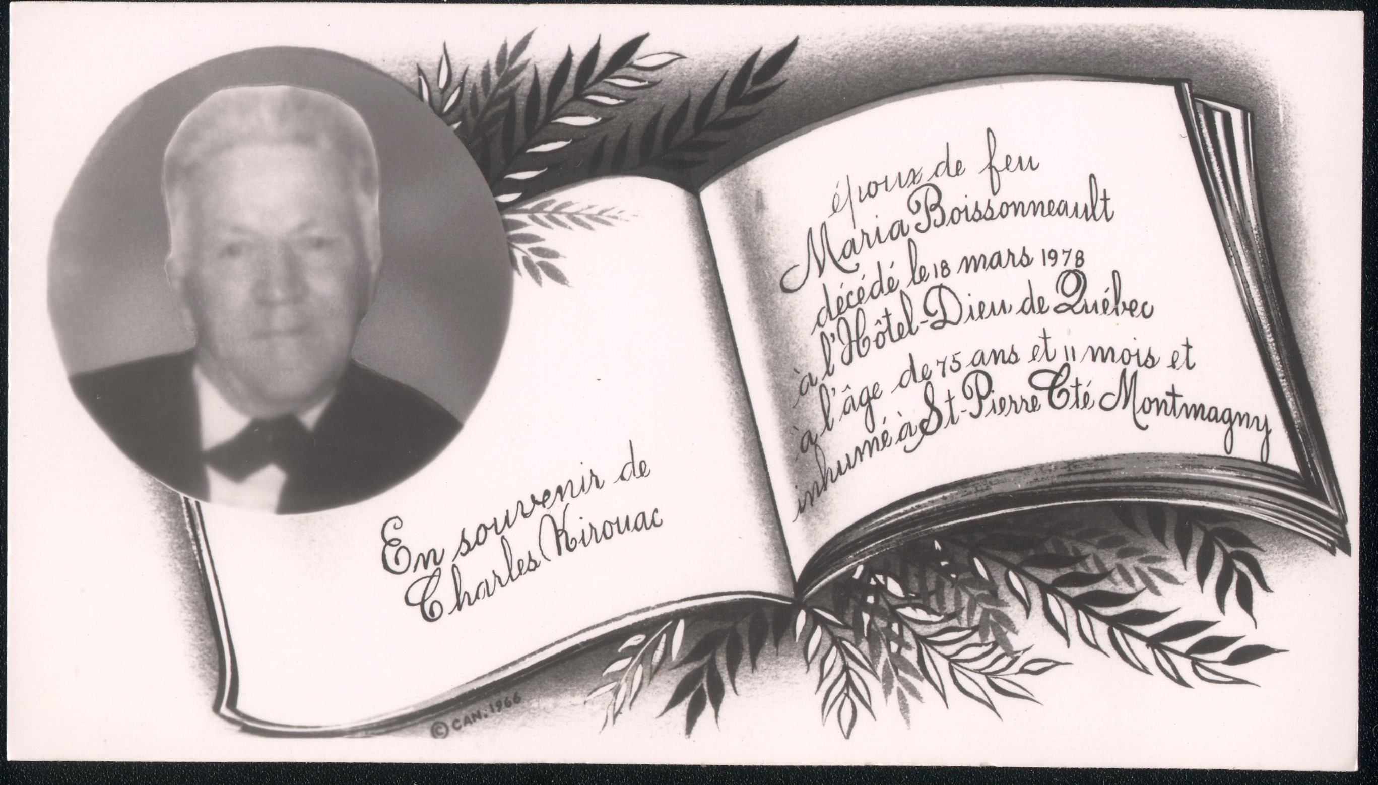 Carte mortuaire