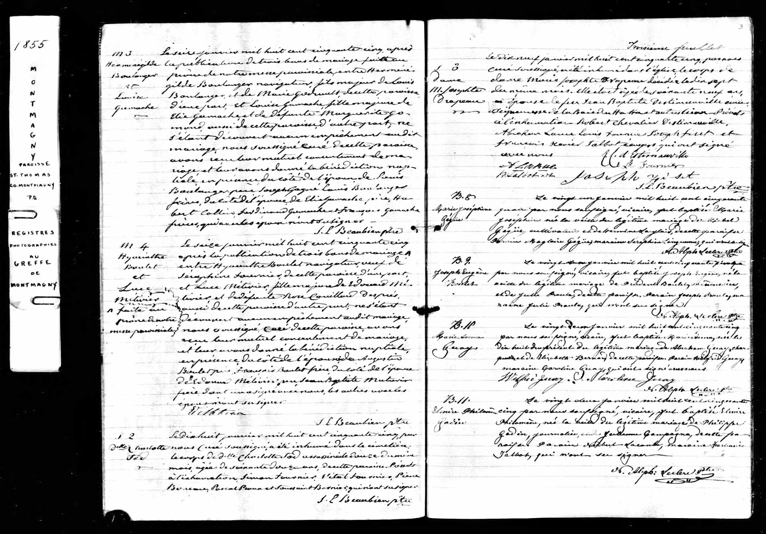 Acte de sépulture