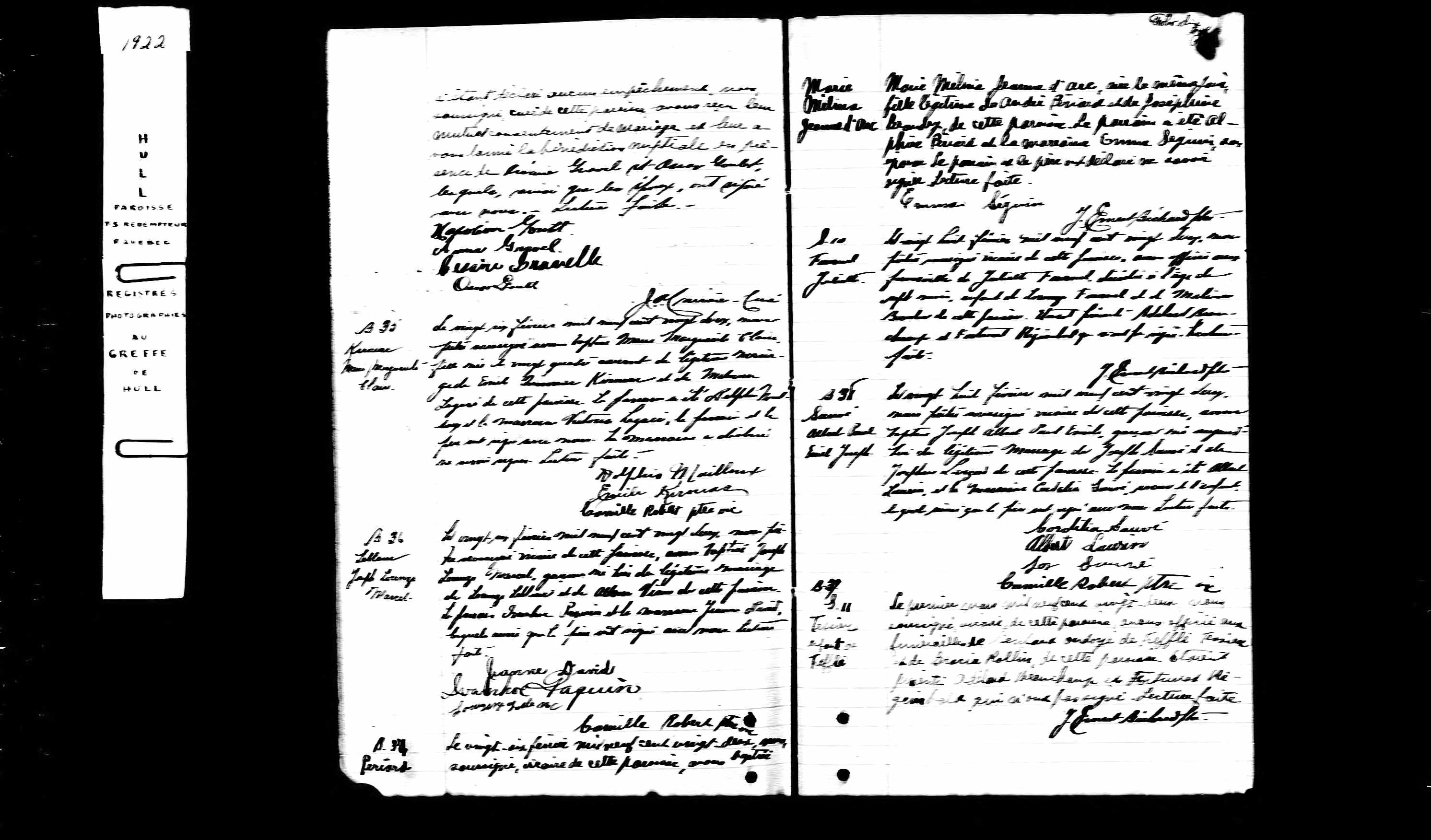 Acte de baptême