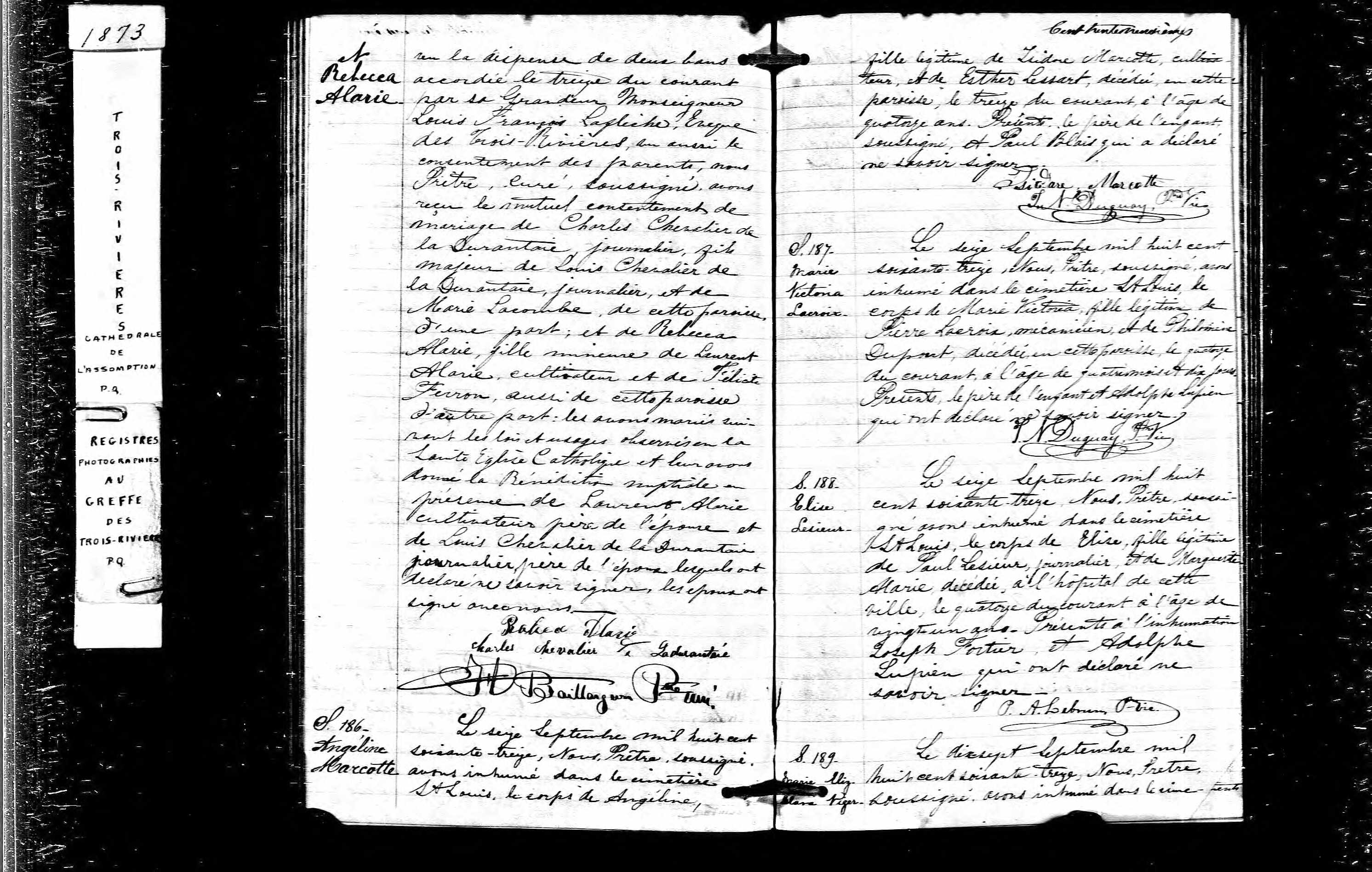  Acte de sépulture