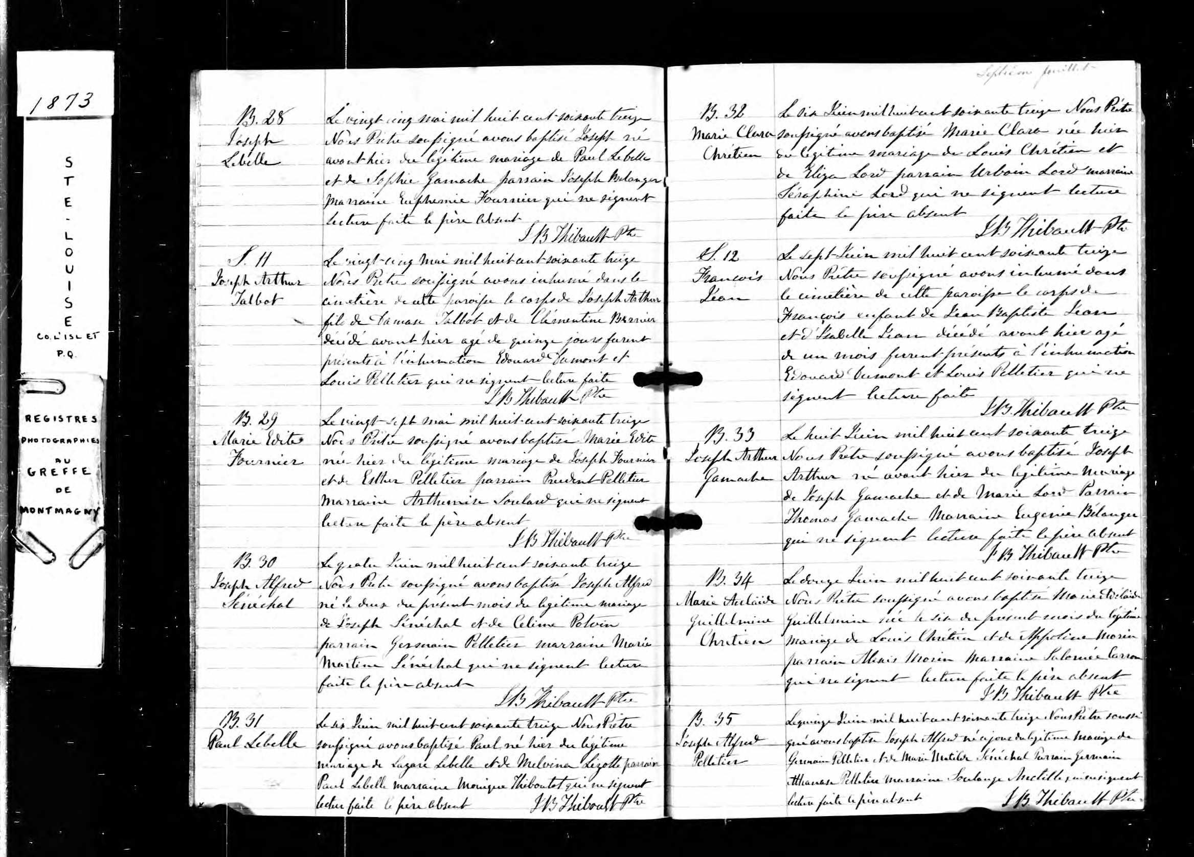Acte de baptême