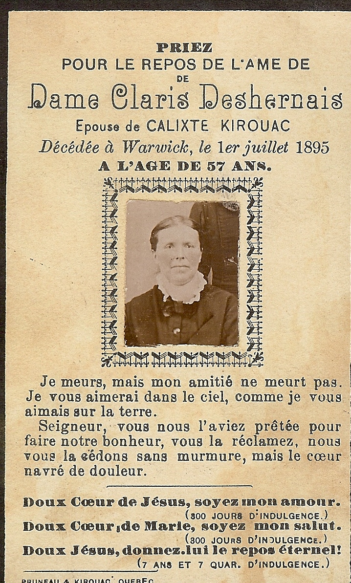 Carte mortuaire Carte mortuaire