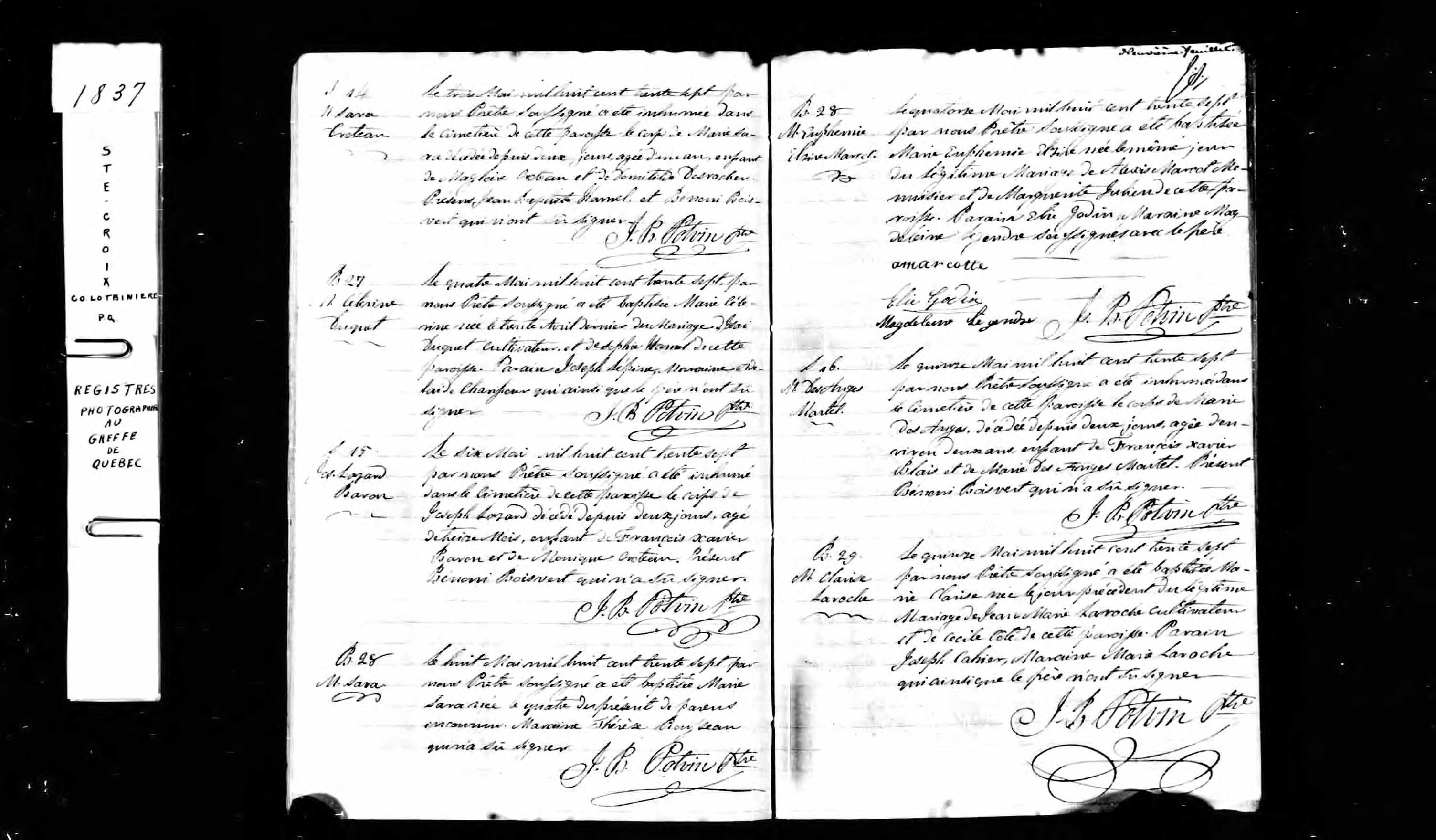 Acte de baptême