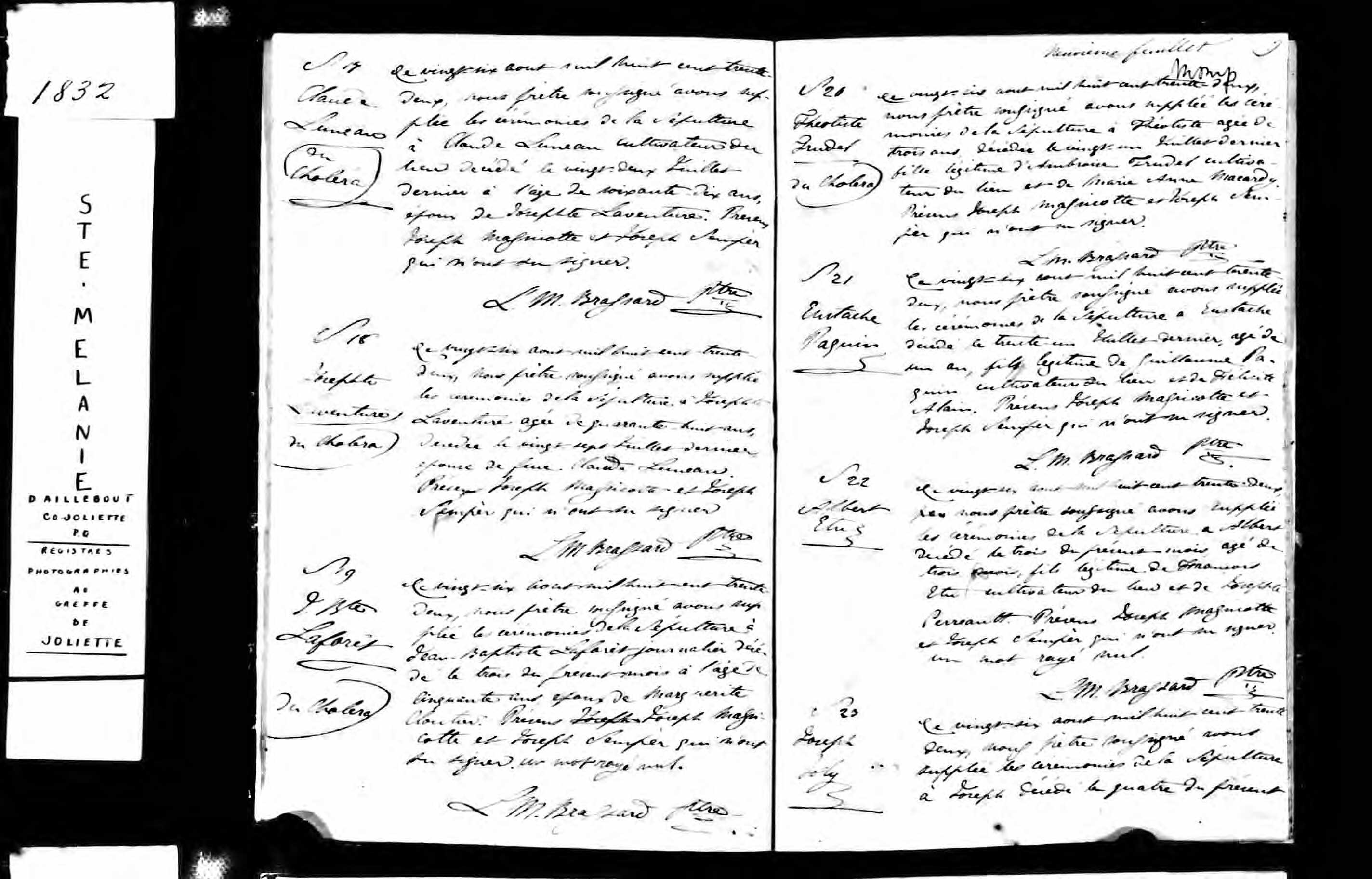 Acte de sépulture