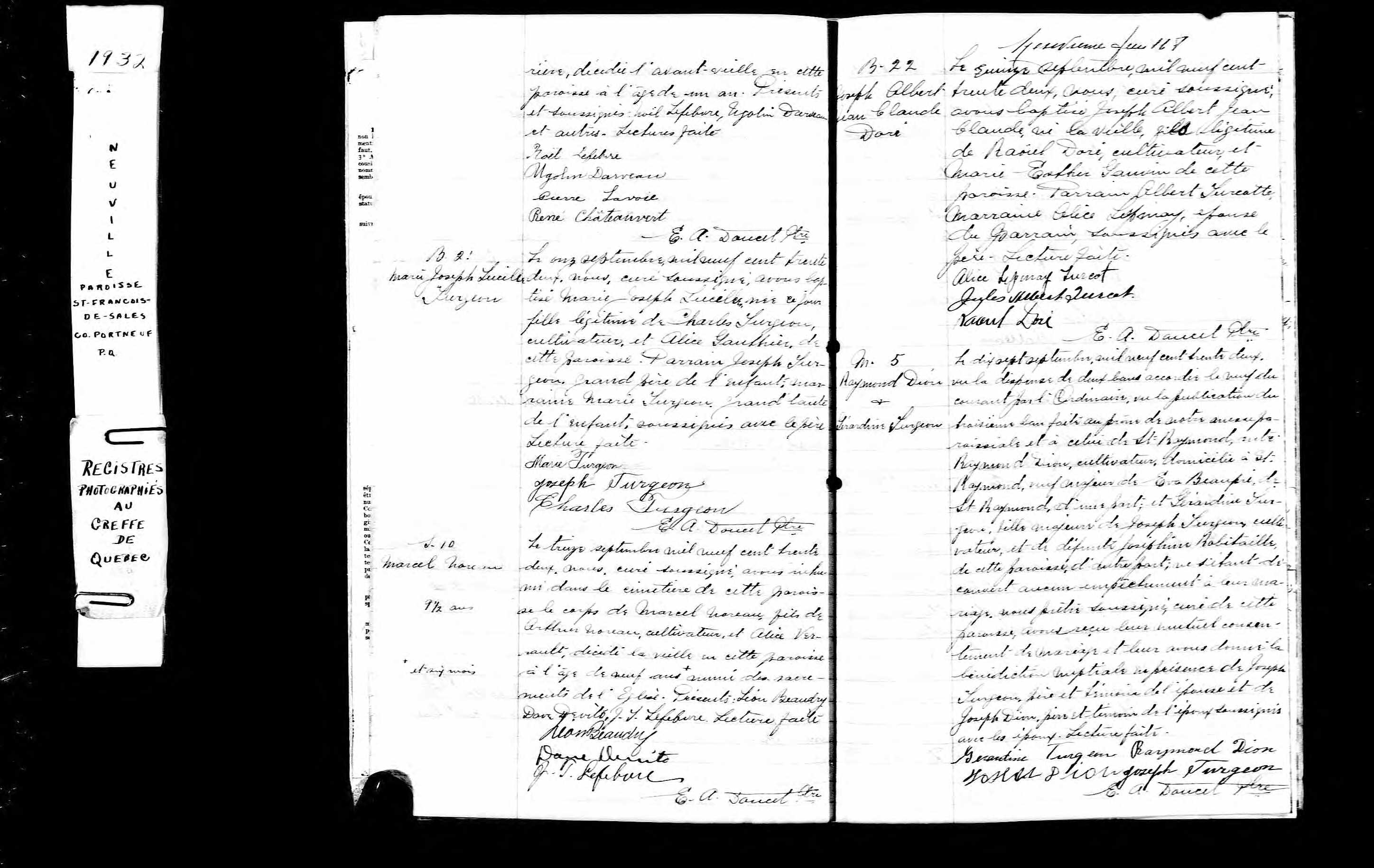 Acte de baptême