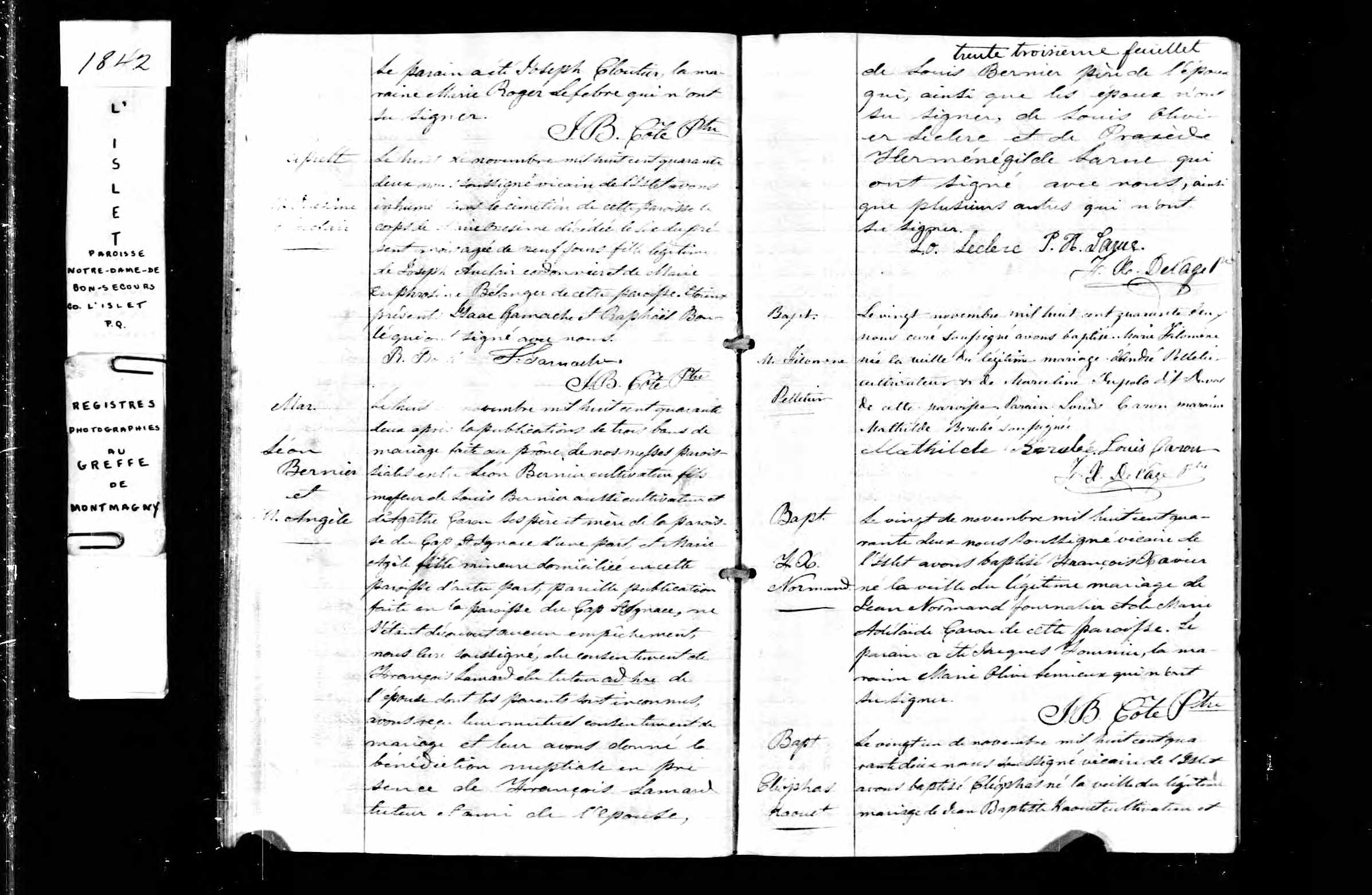 Acte de baptême Acte de baptême