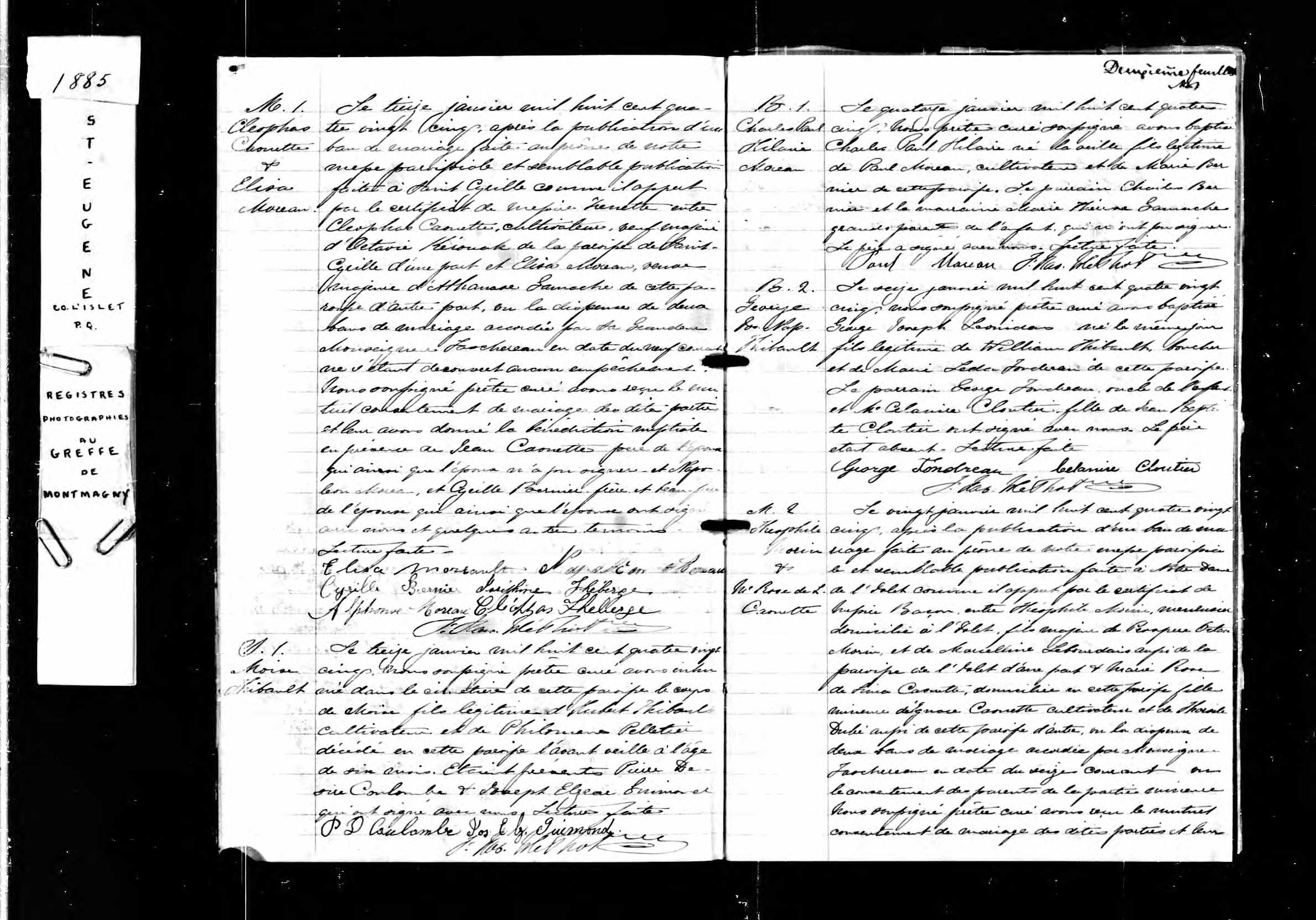 Acte de mariage en secondes noces Acte de mariage en secondes noces