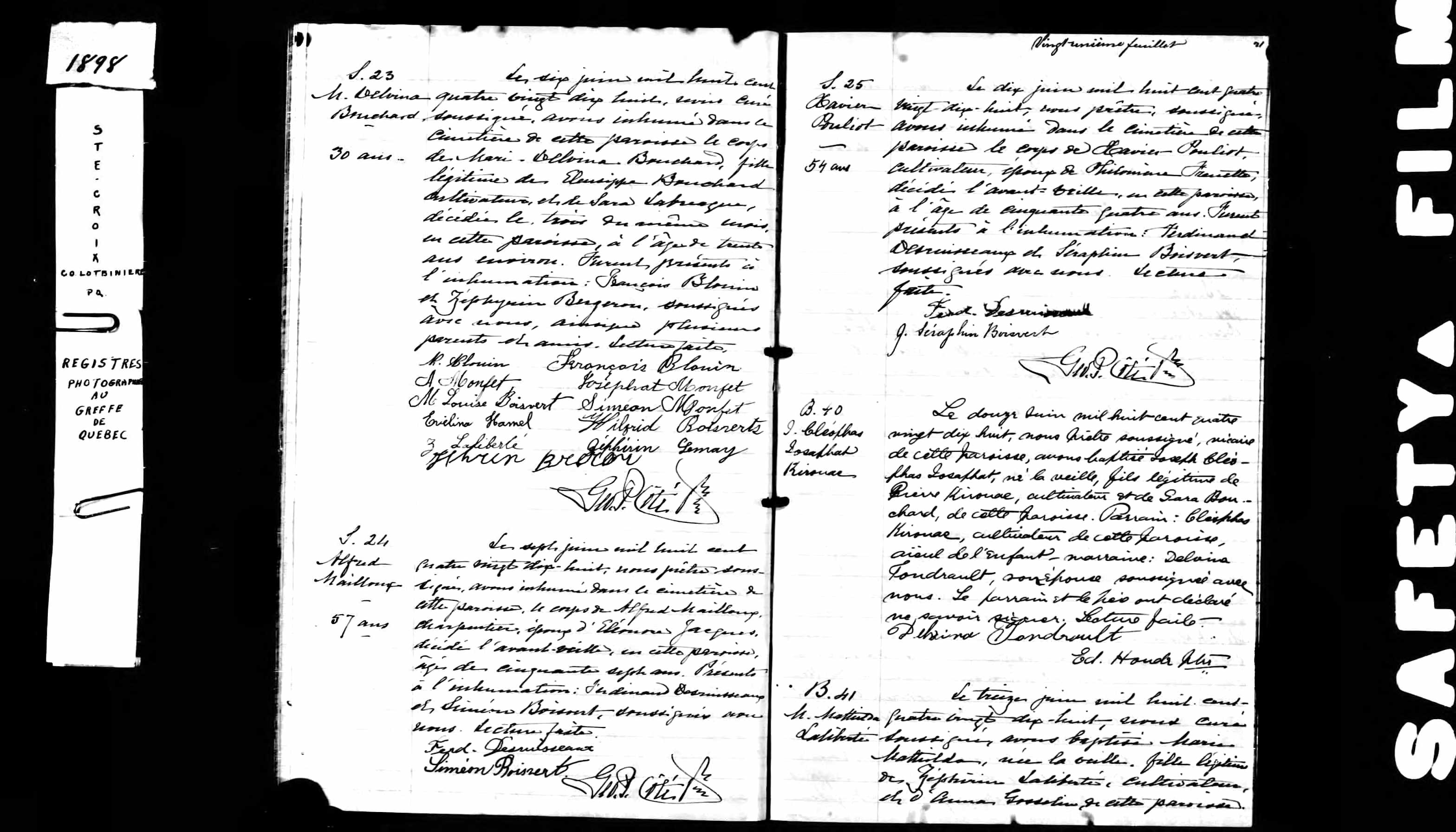 Acte de baptême