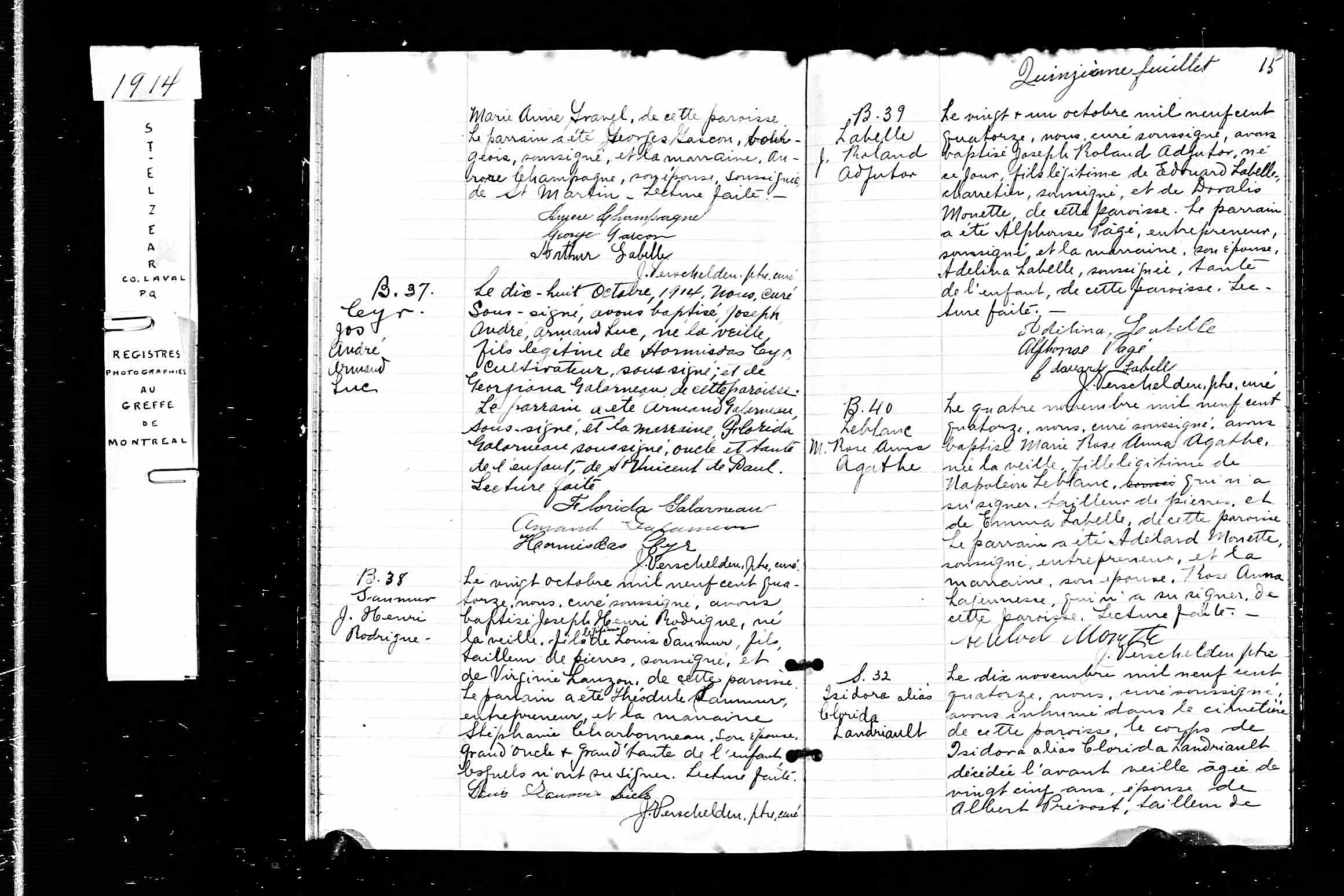  Acte de sépulture