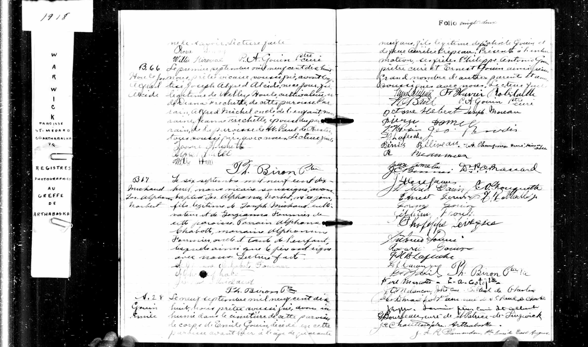Acte de baptême