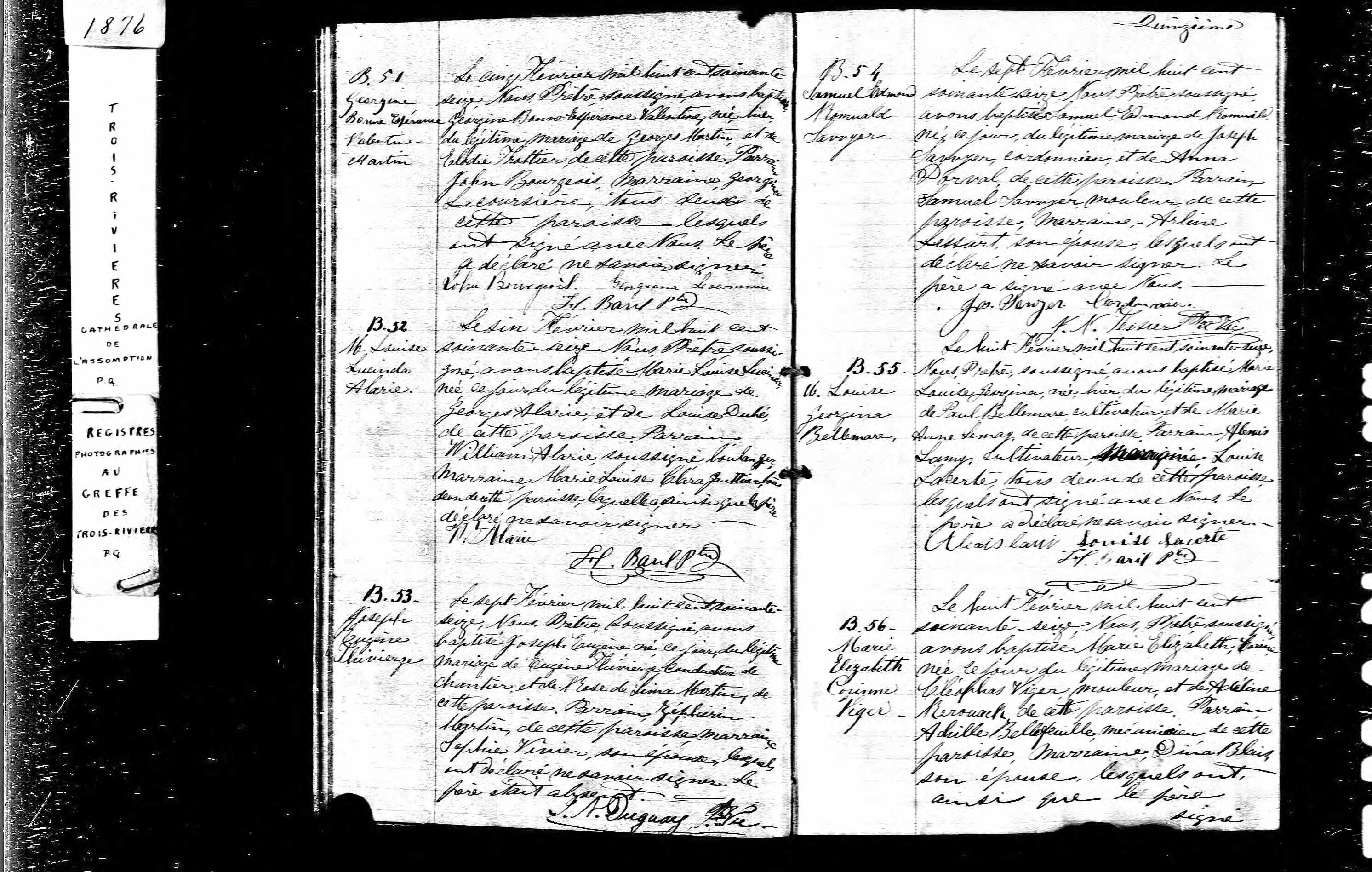 Acte de baptême Acte de baptême