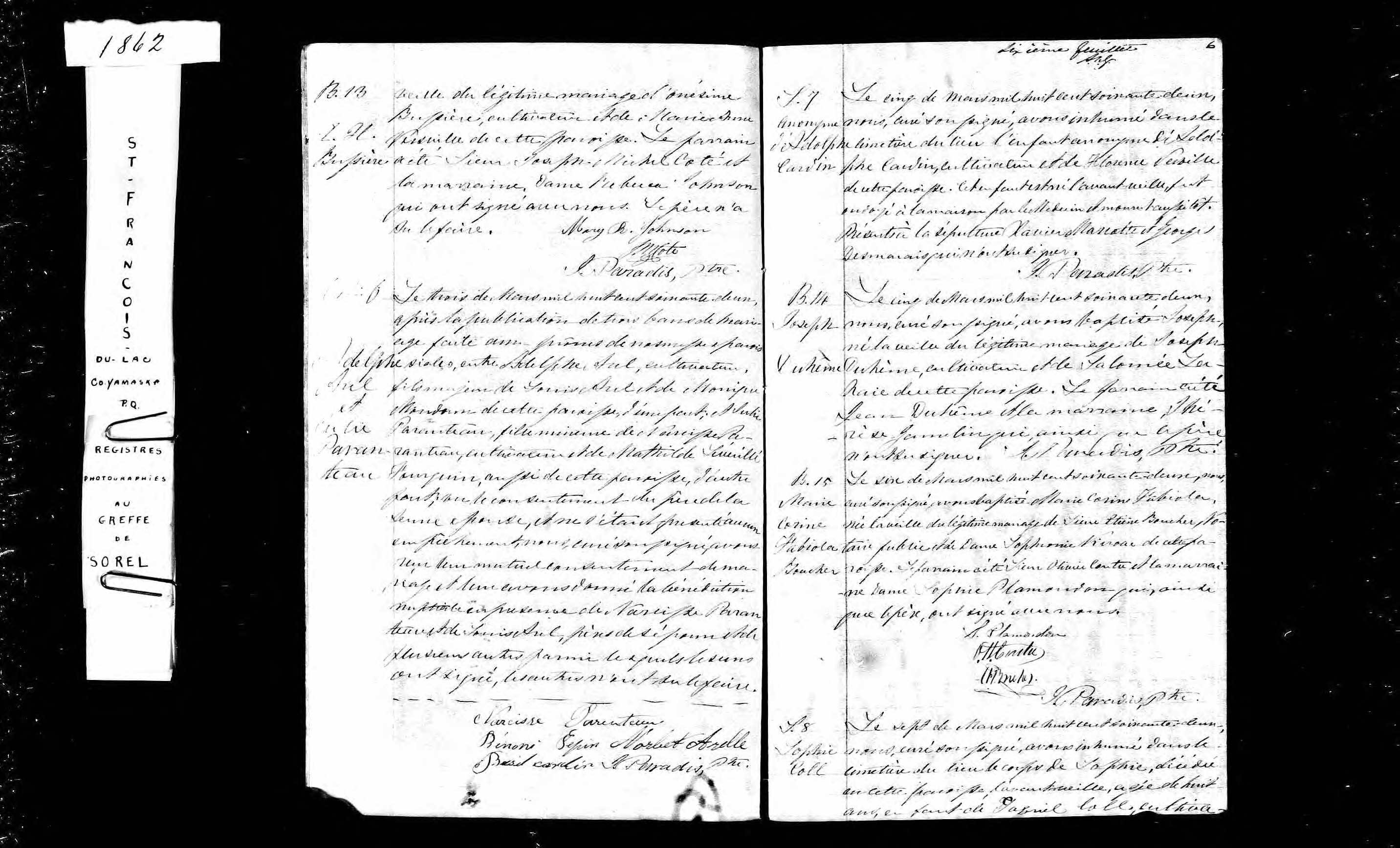 Acte de baptême Acte de baptême