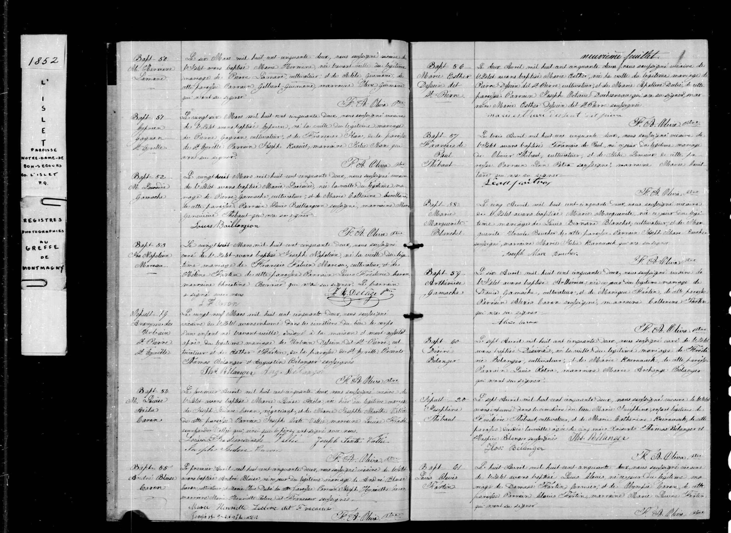 Acte de baptême