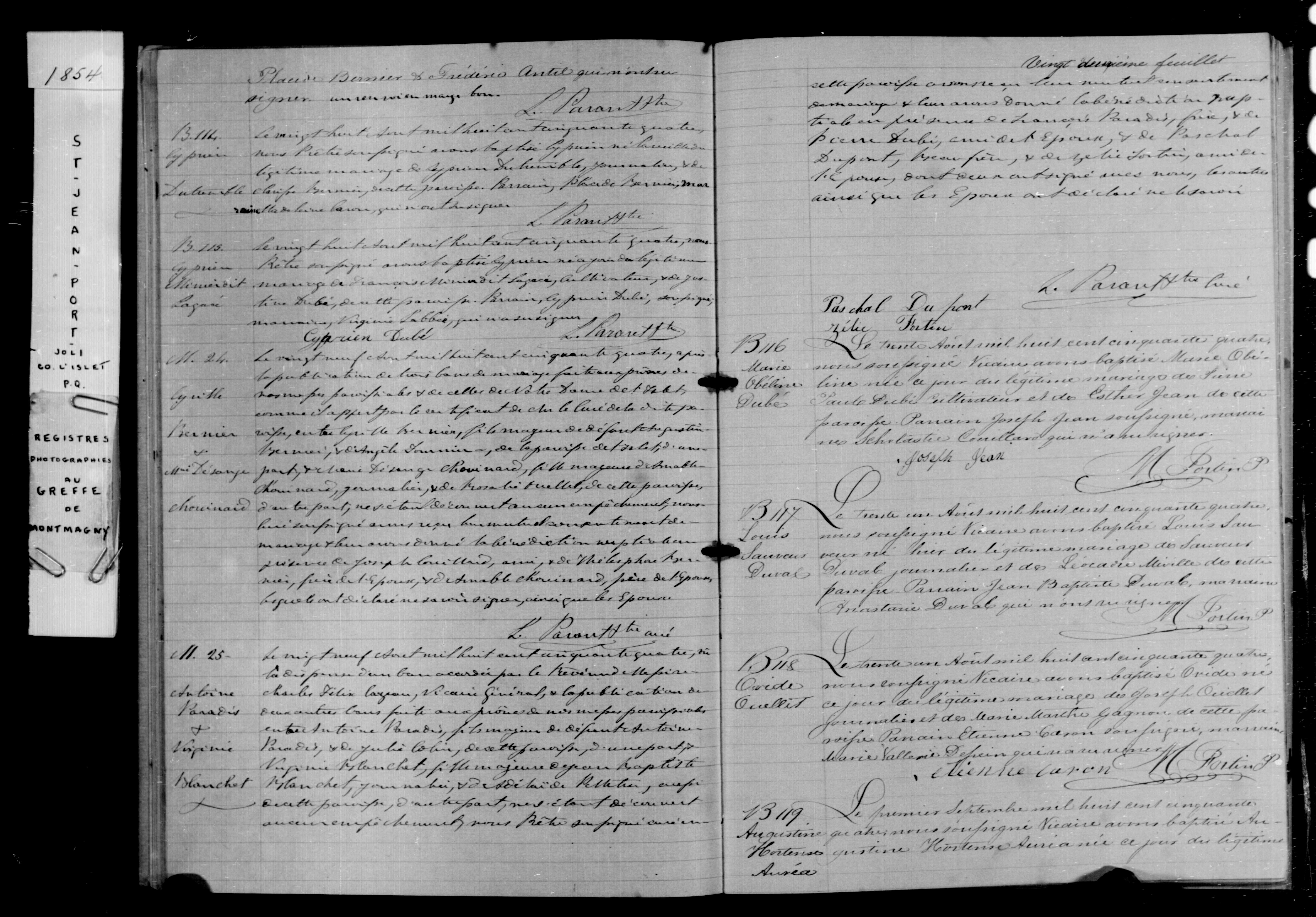 Acte de baptême