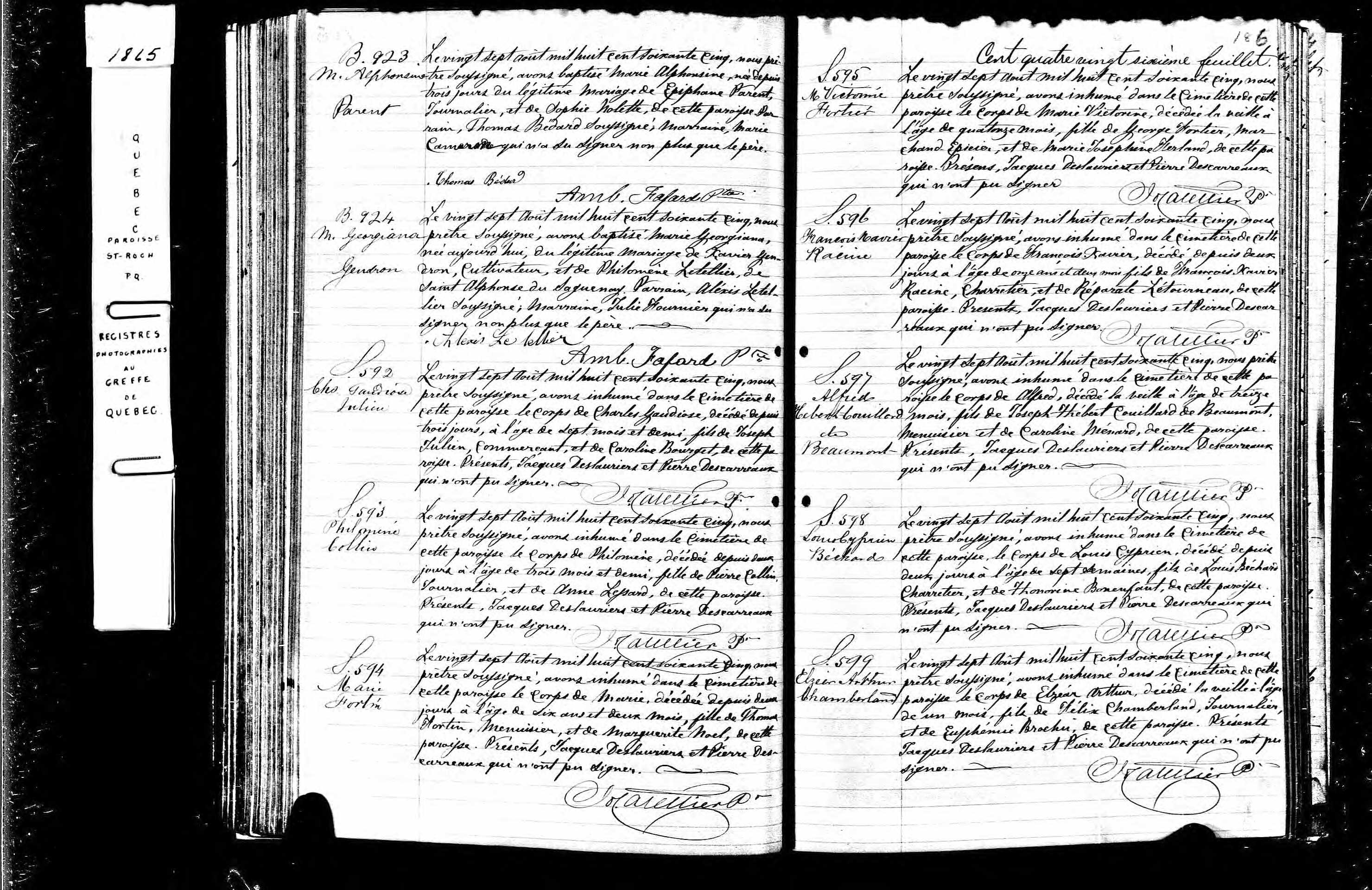Acte de sépulture