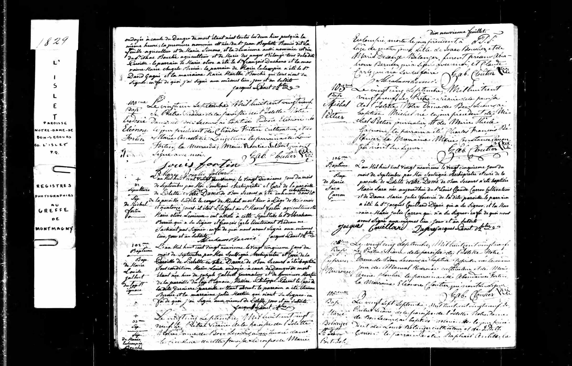 Acte de baptême Acte de baptême