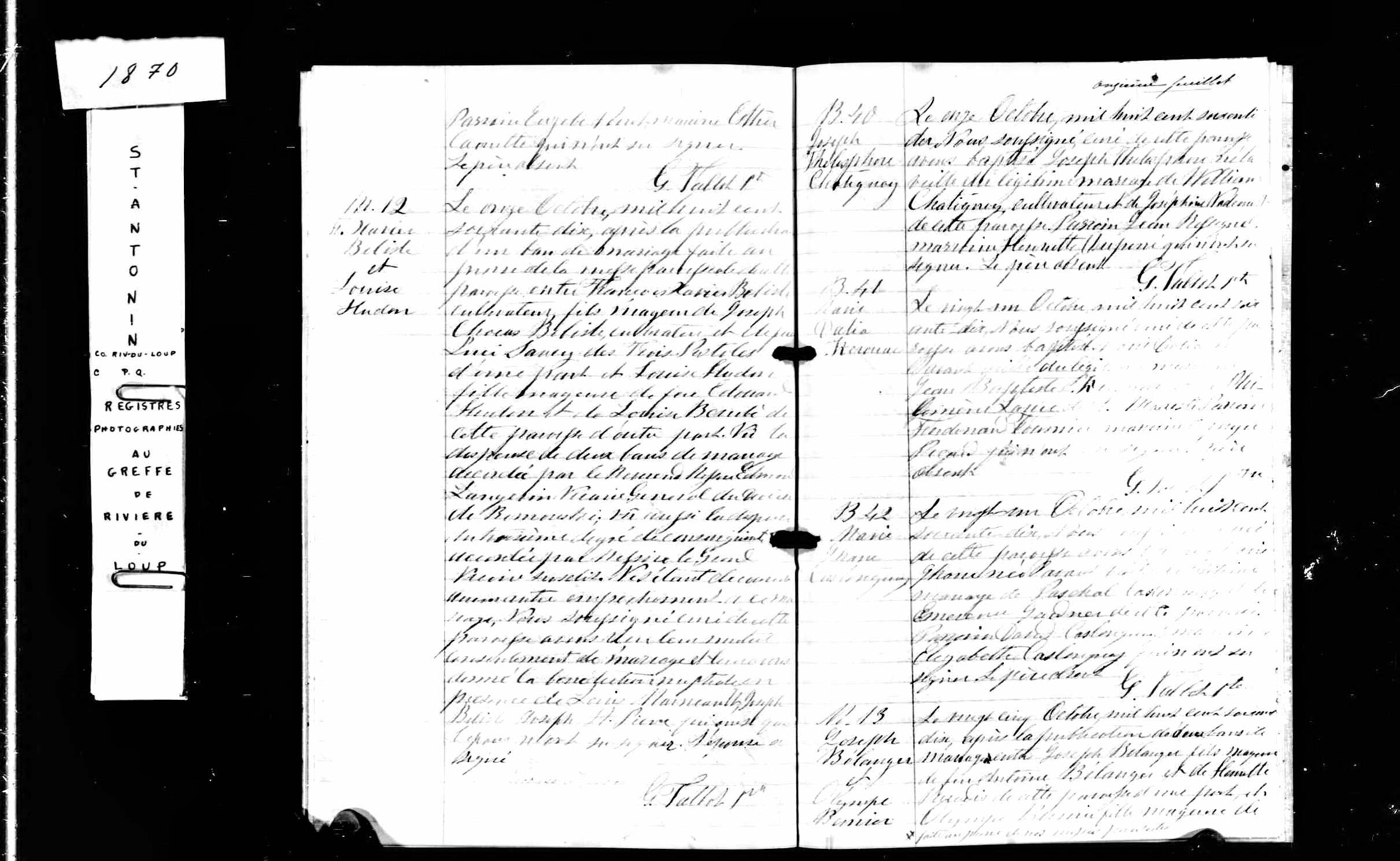 Acte de baptême