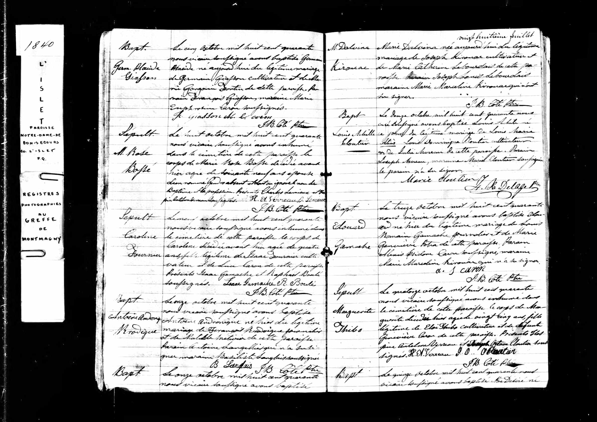 Acte de baptême