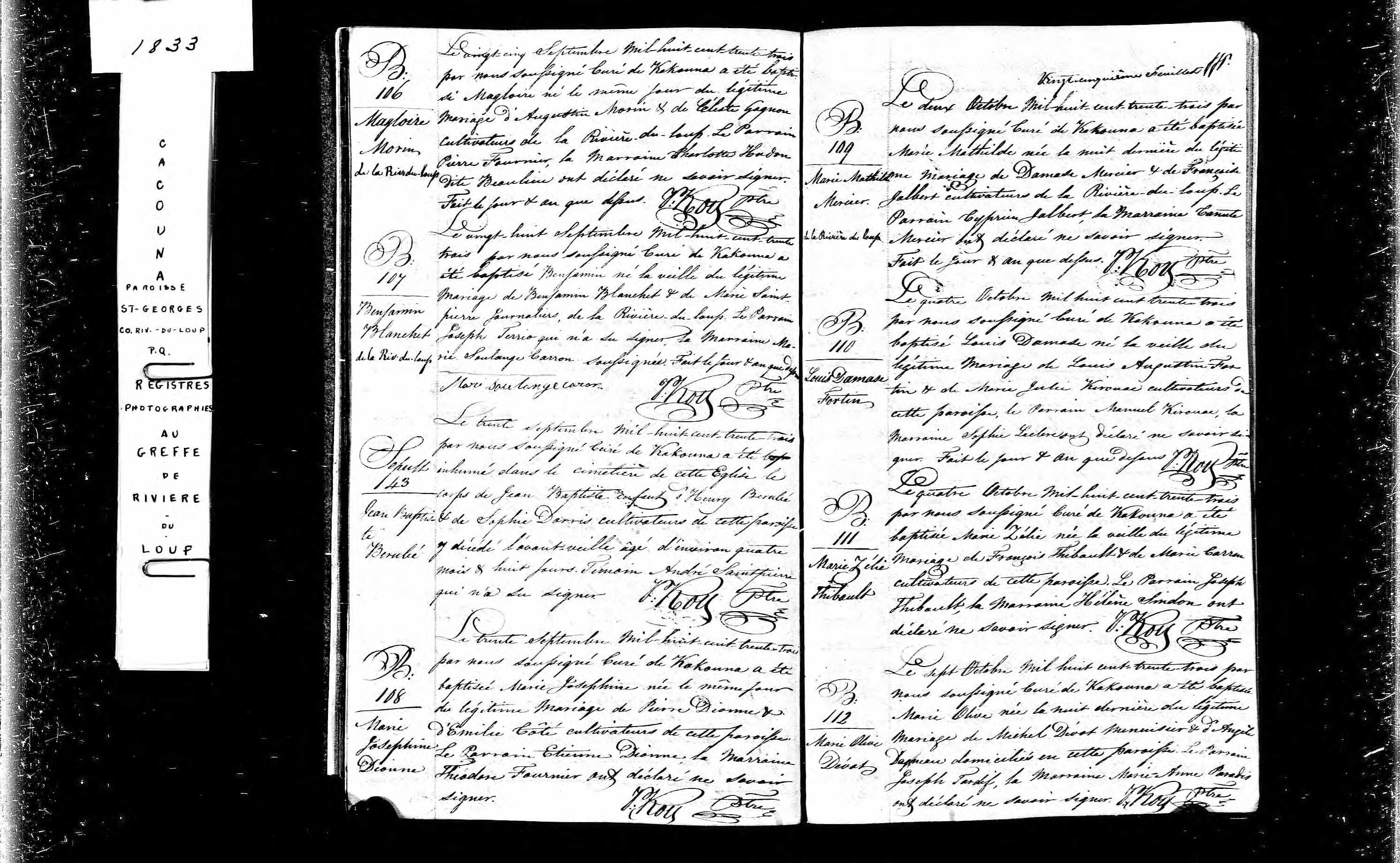Acte de baptême