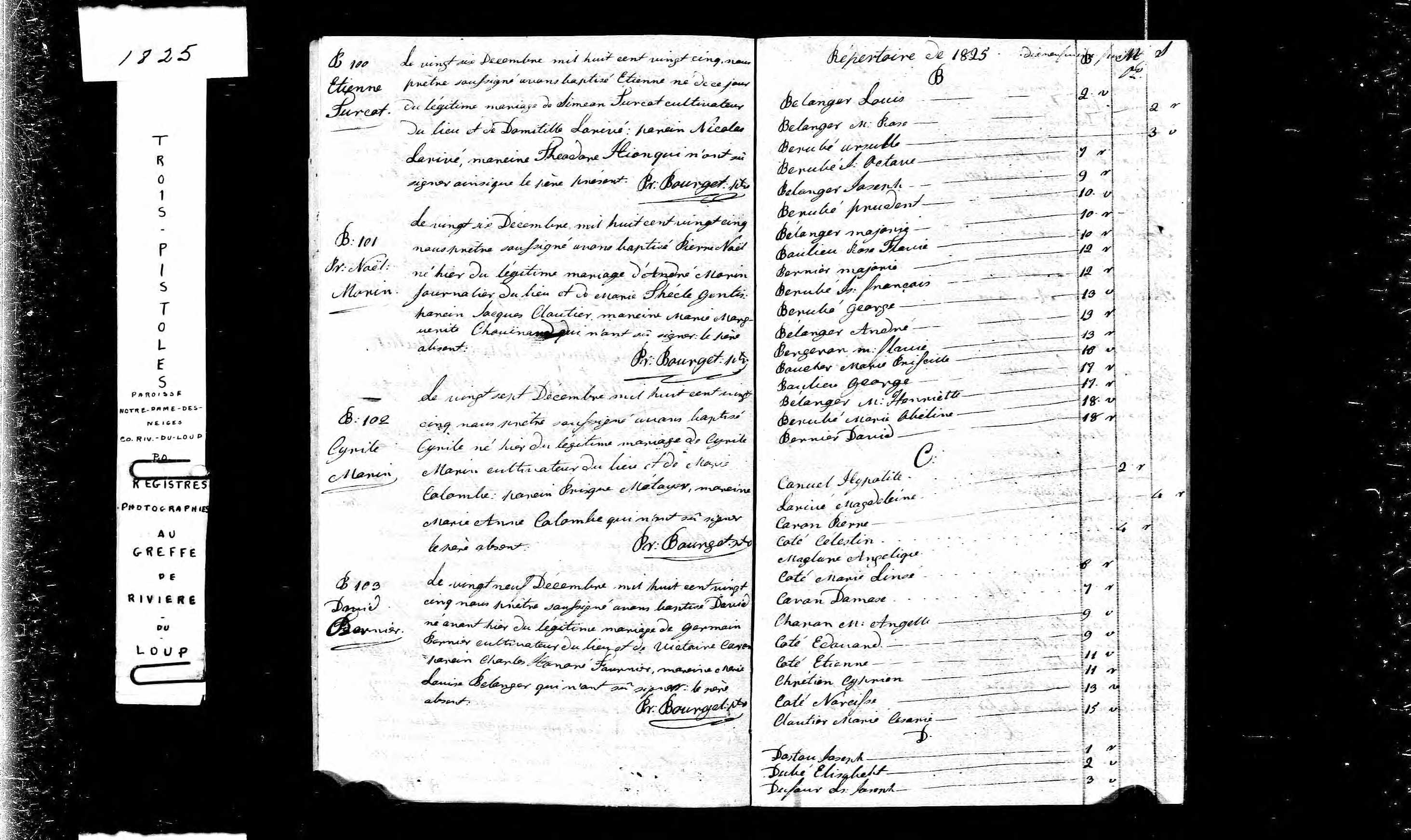 Acte de baptême
