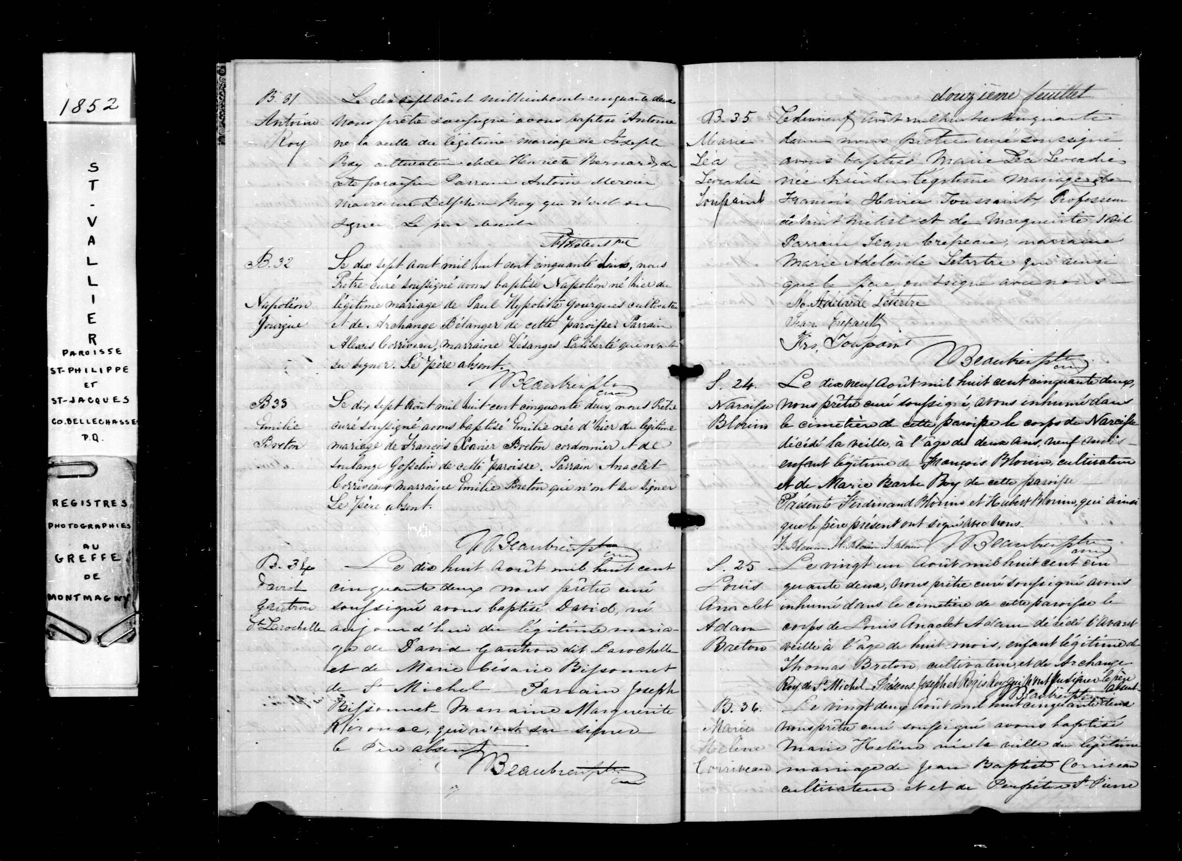Acte de baptême