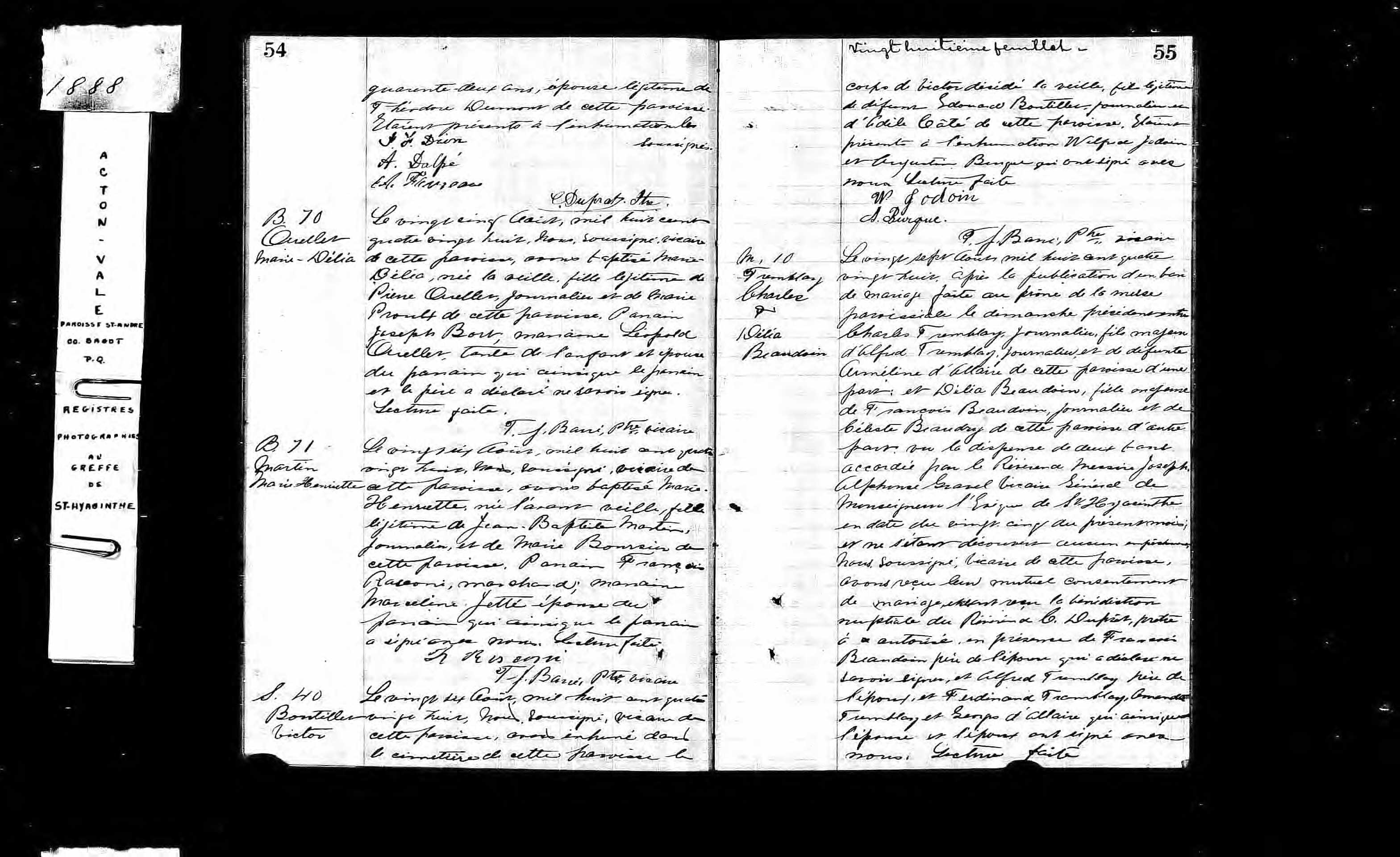 Acte de baptême