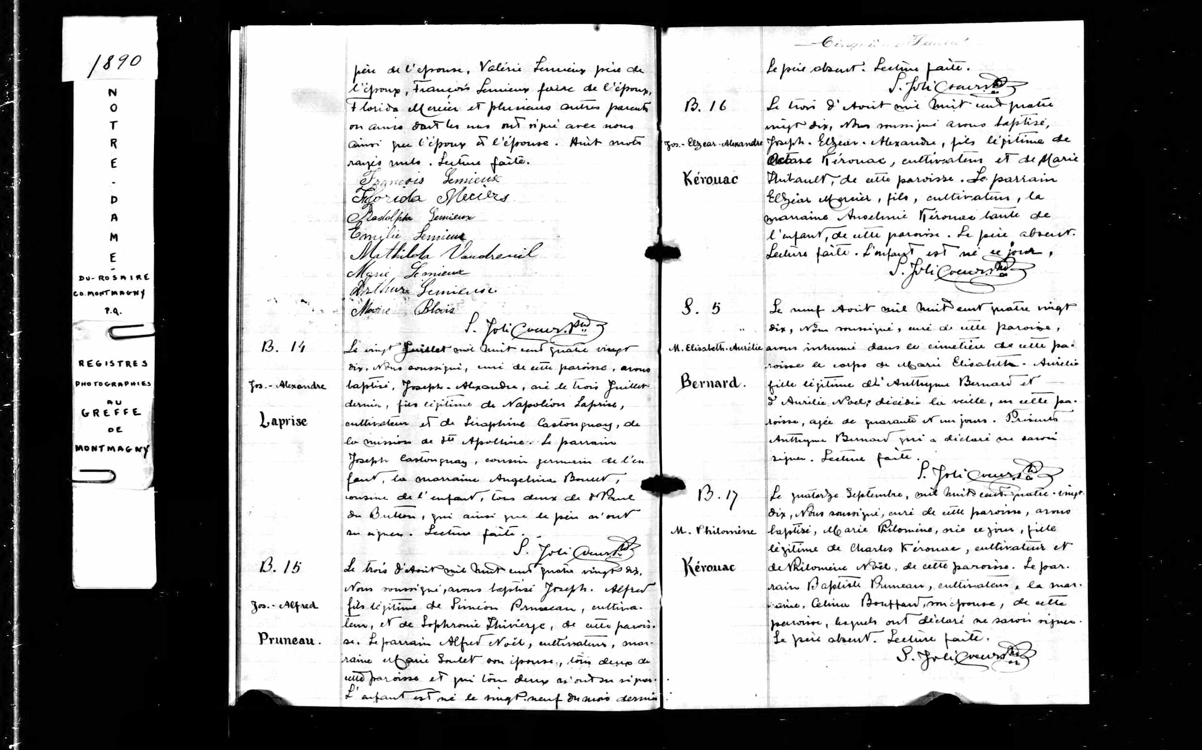 Acte de baptême