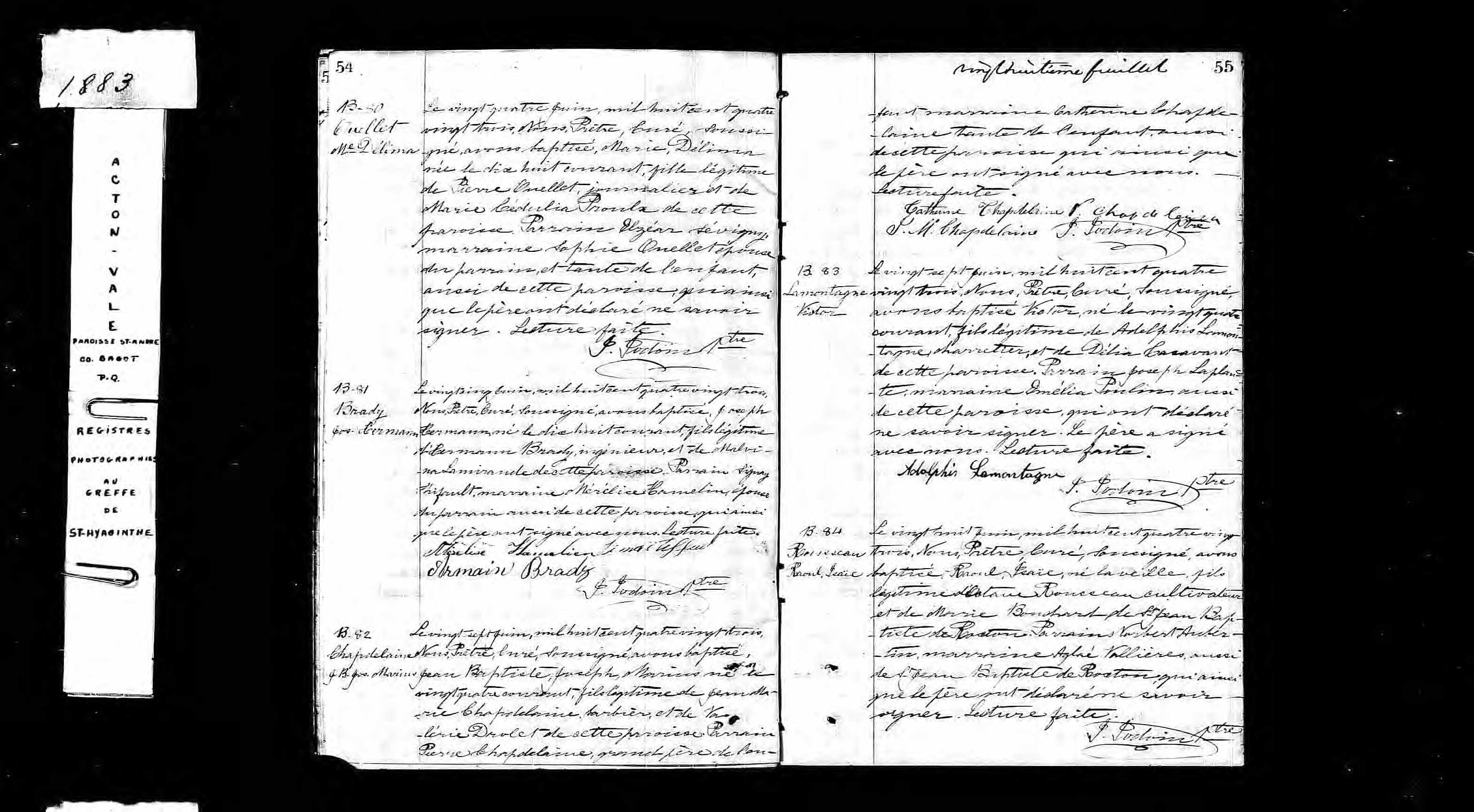 Acte de baptême
