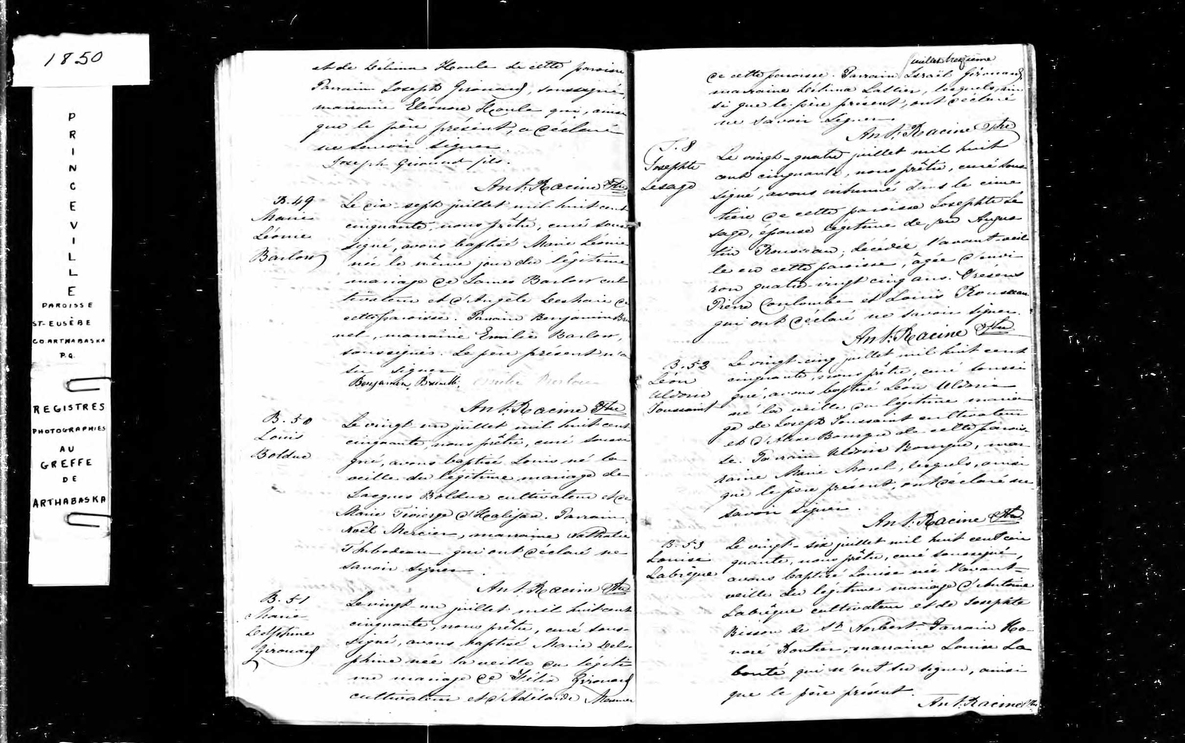 Acte de baptême