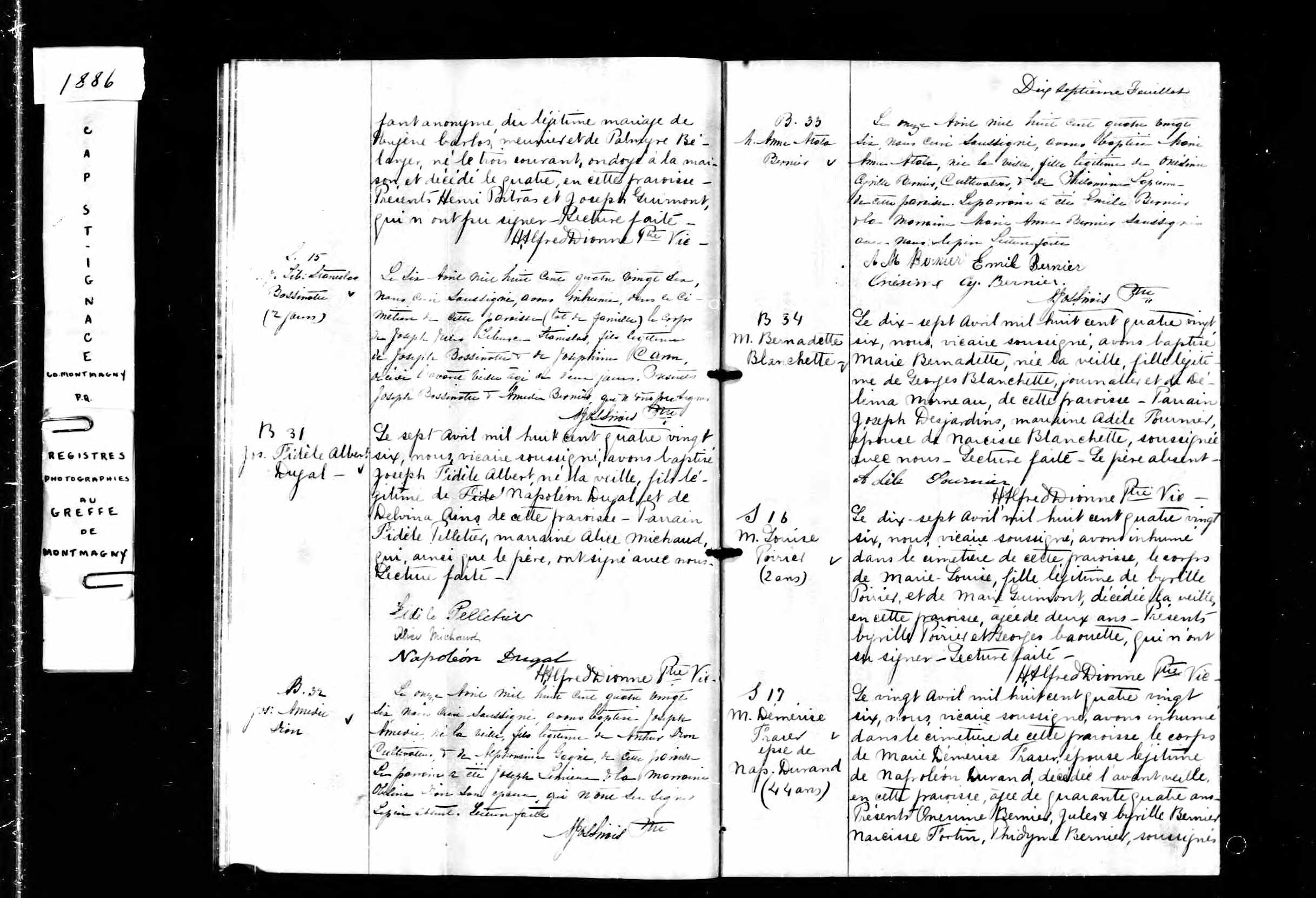  Acte de sépulture