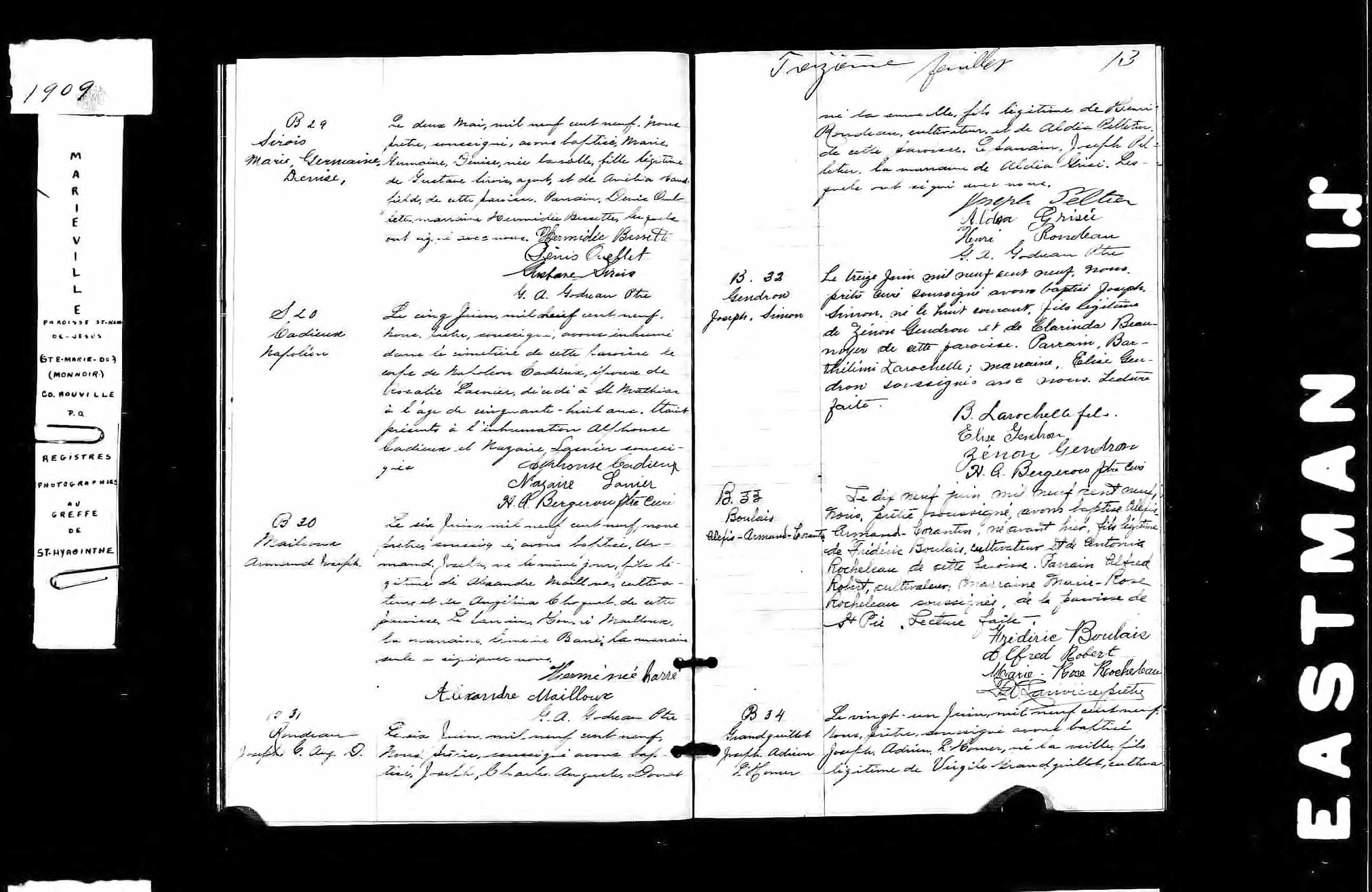 Acte de baptême