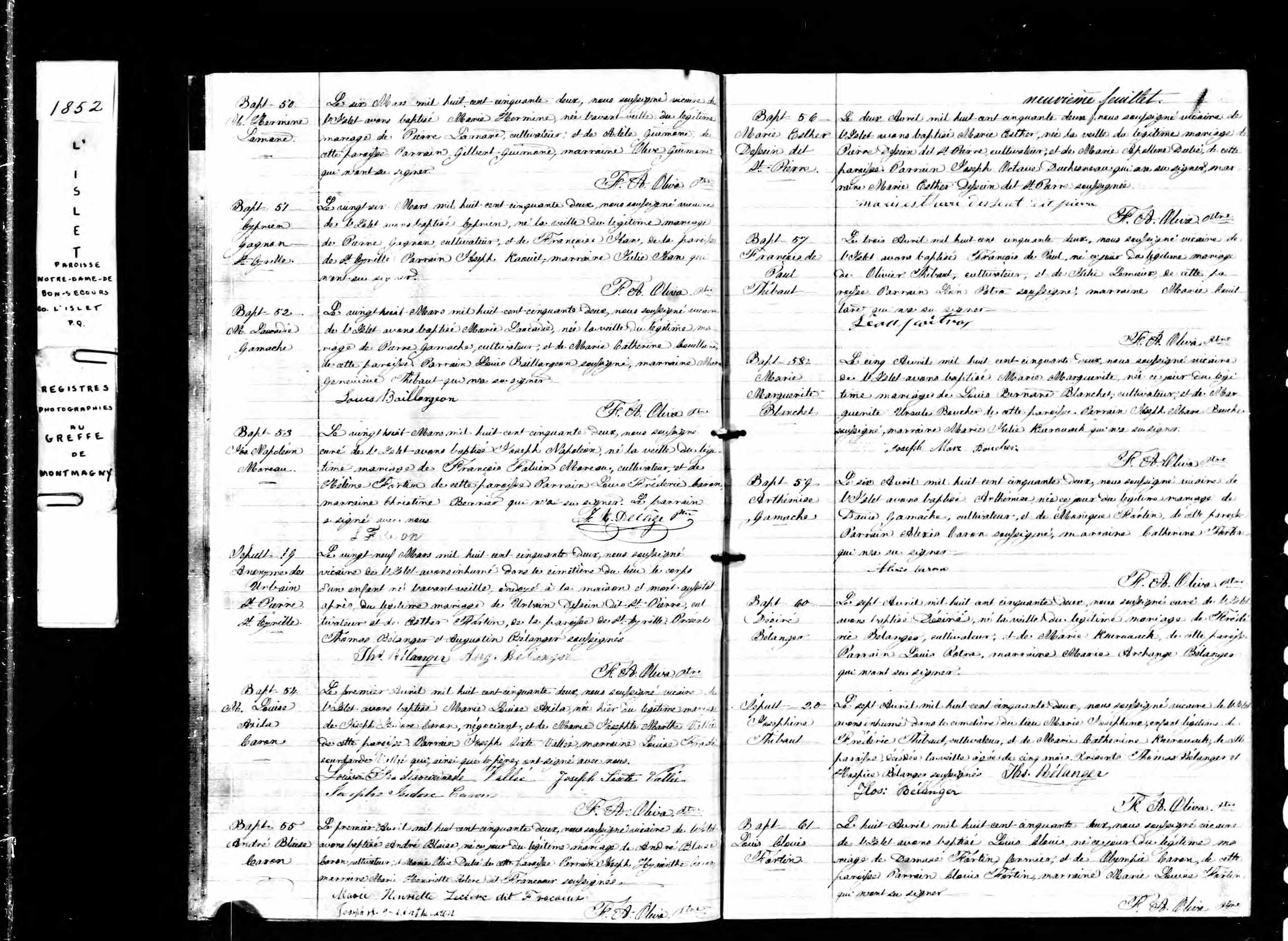 Acte de baptême