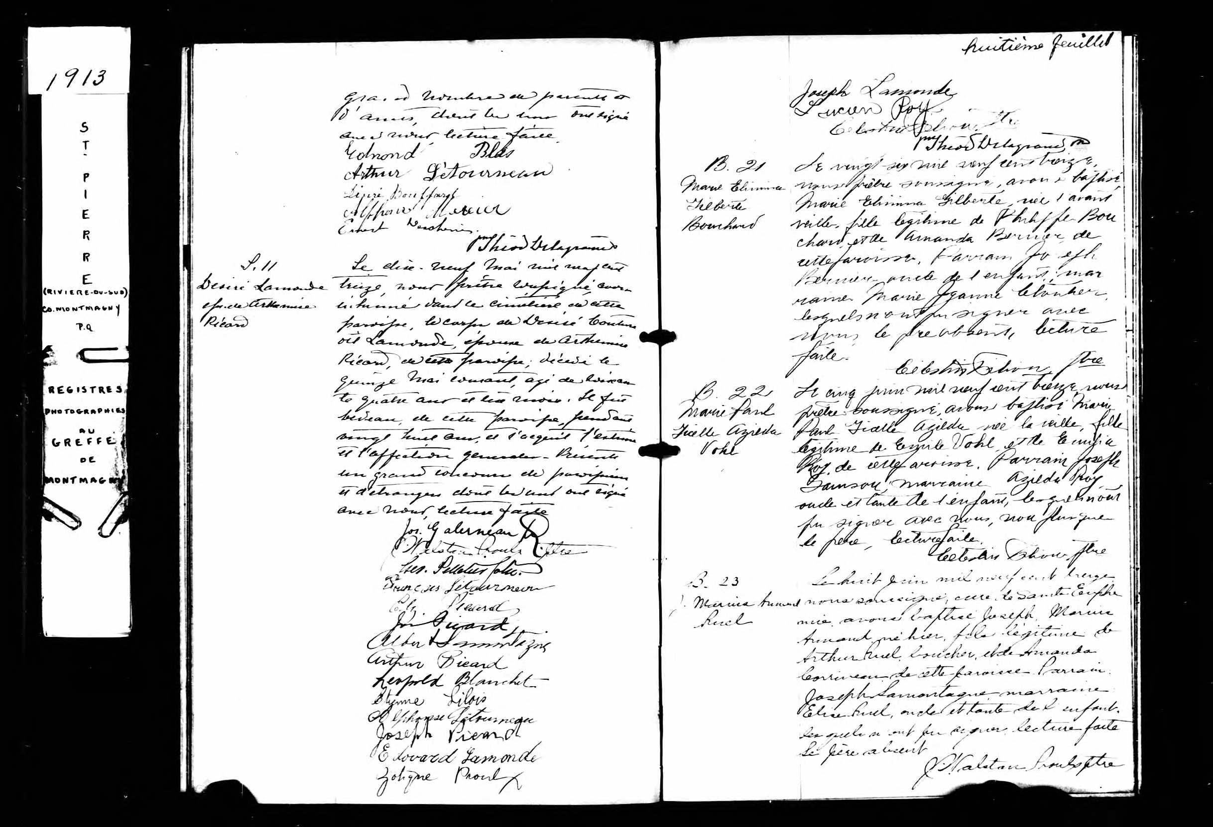 Acte de sépulture